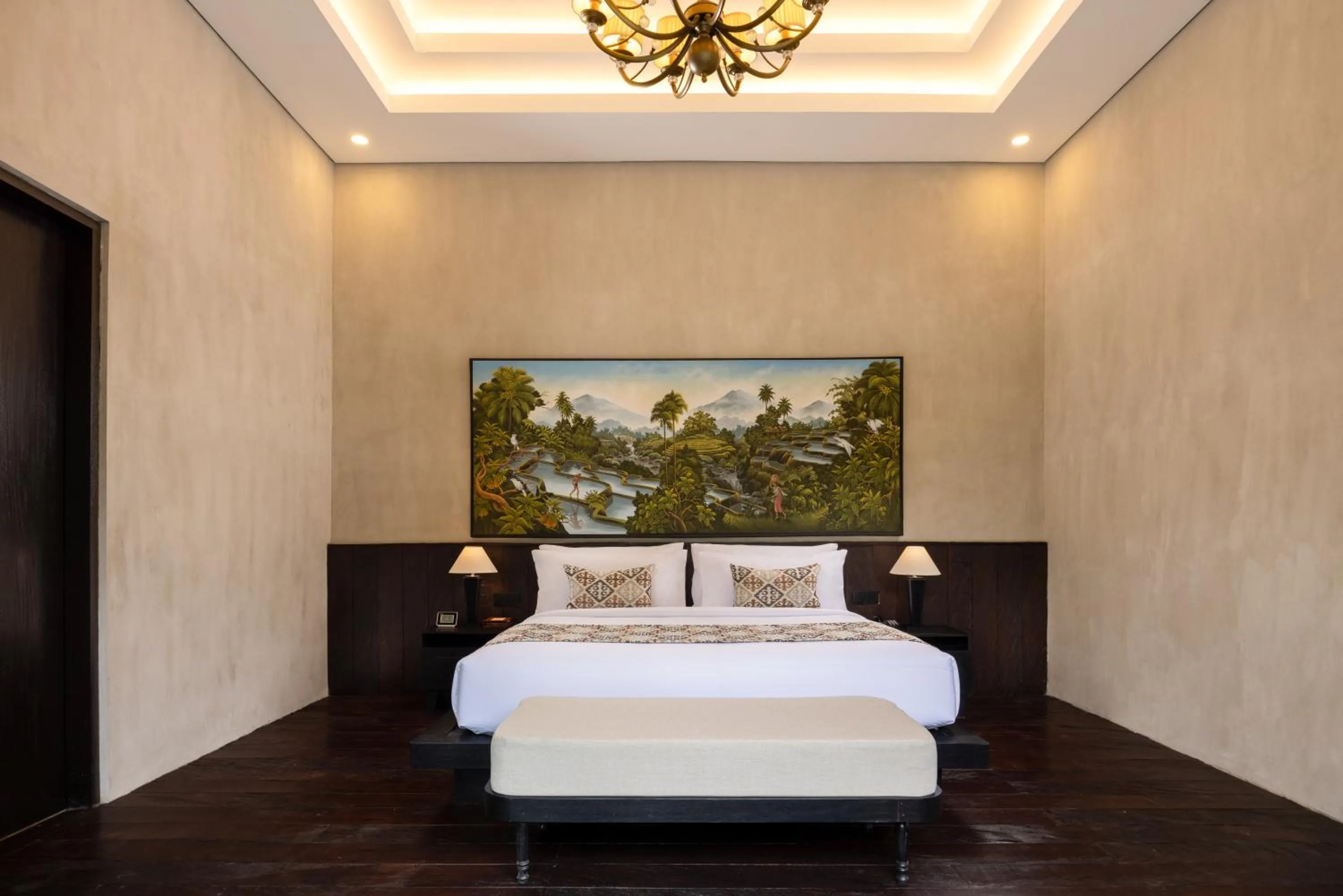 Bed in Adiwana Unagi Riverfront