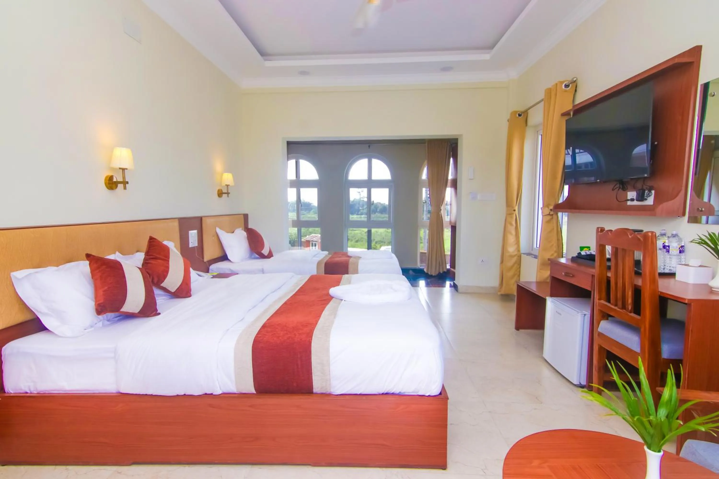 TV and multimedia, Bed in Hotel Yatra Sauraha Pvt Ltd