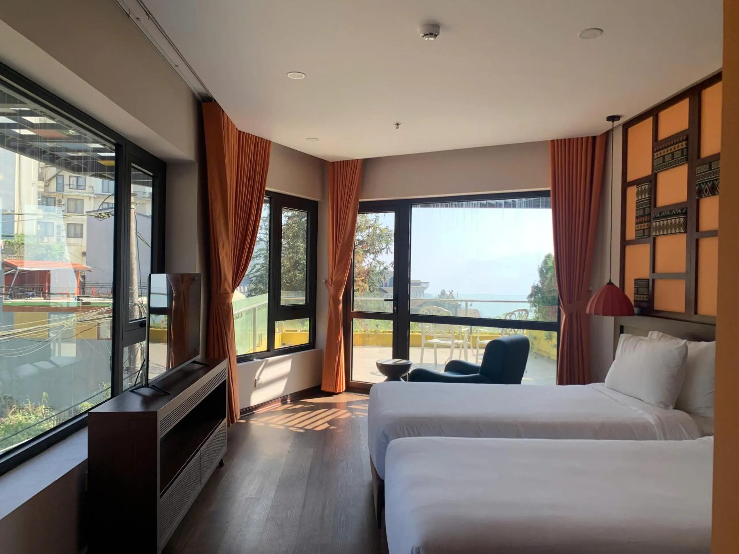 Double or Twin Room with Terrace in Lestar Hotel Sapa