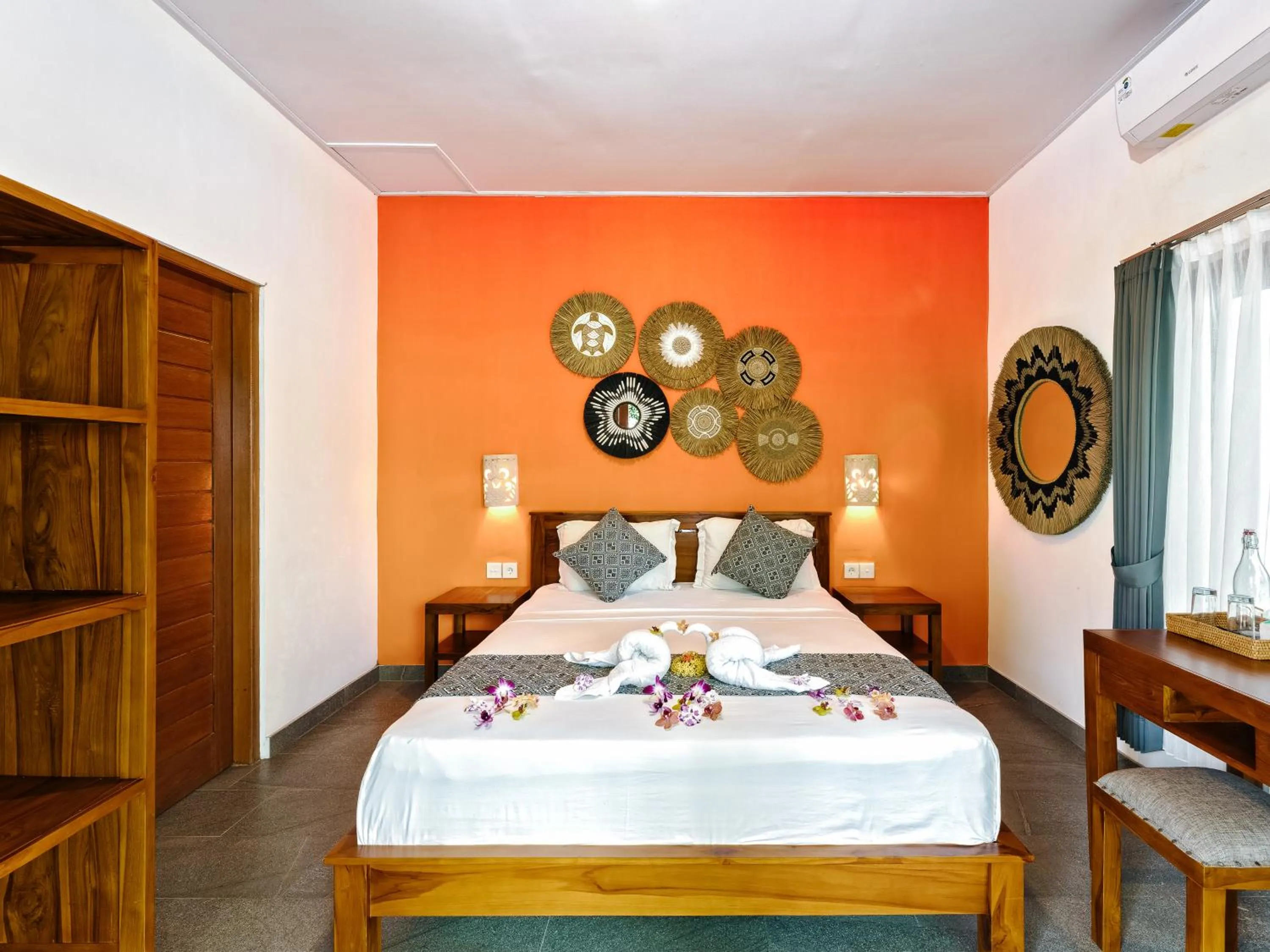 Bed in Bubu Homestay Tulamben