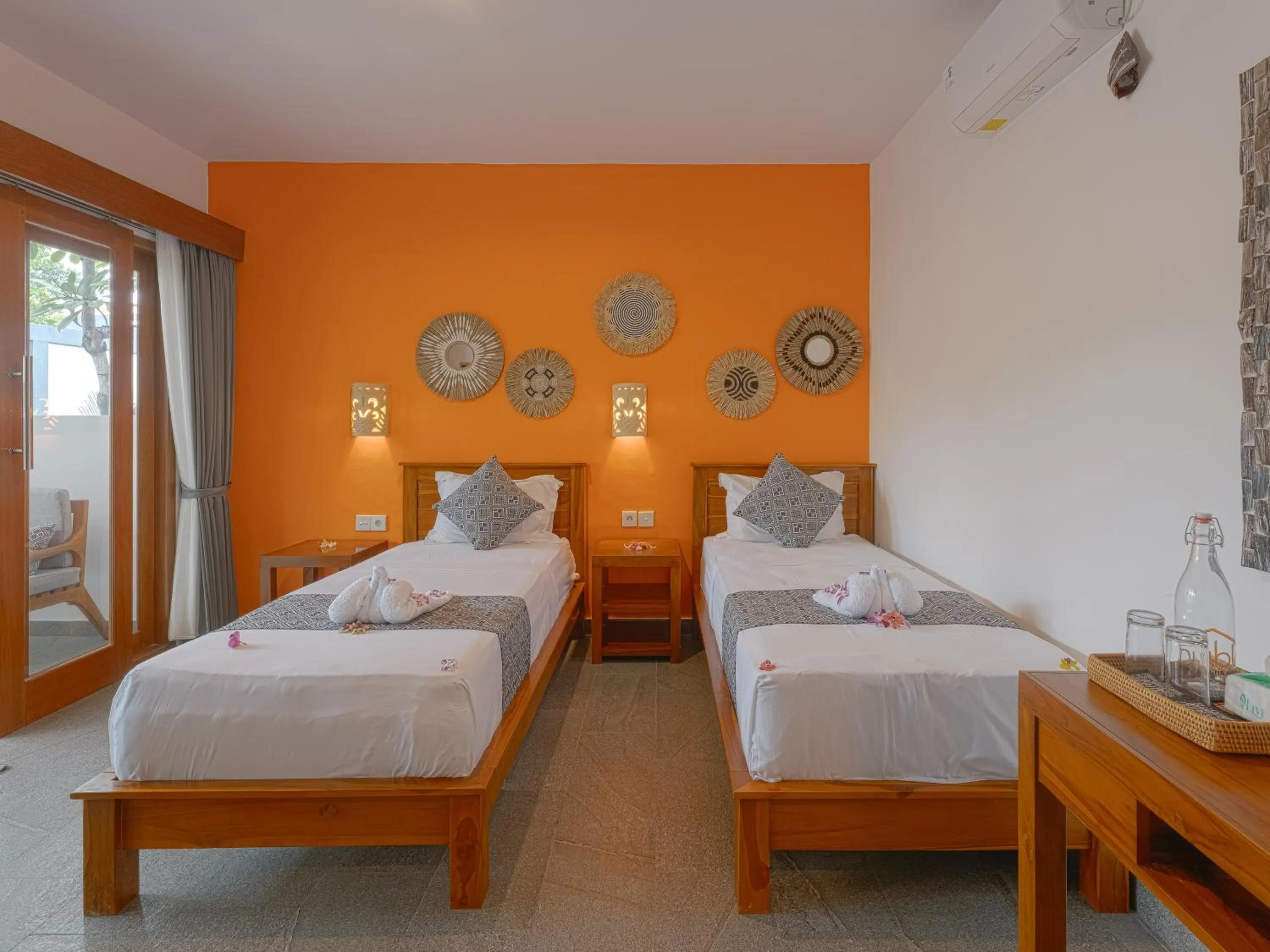 Bed in Bubu Homestay Tulamben