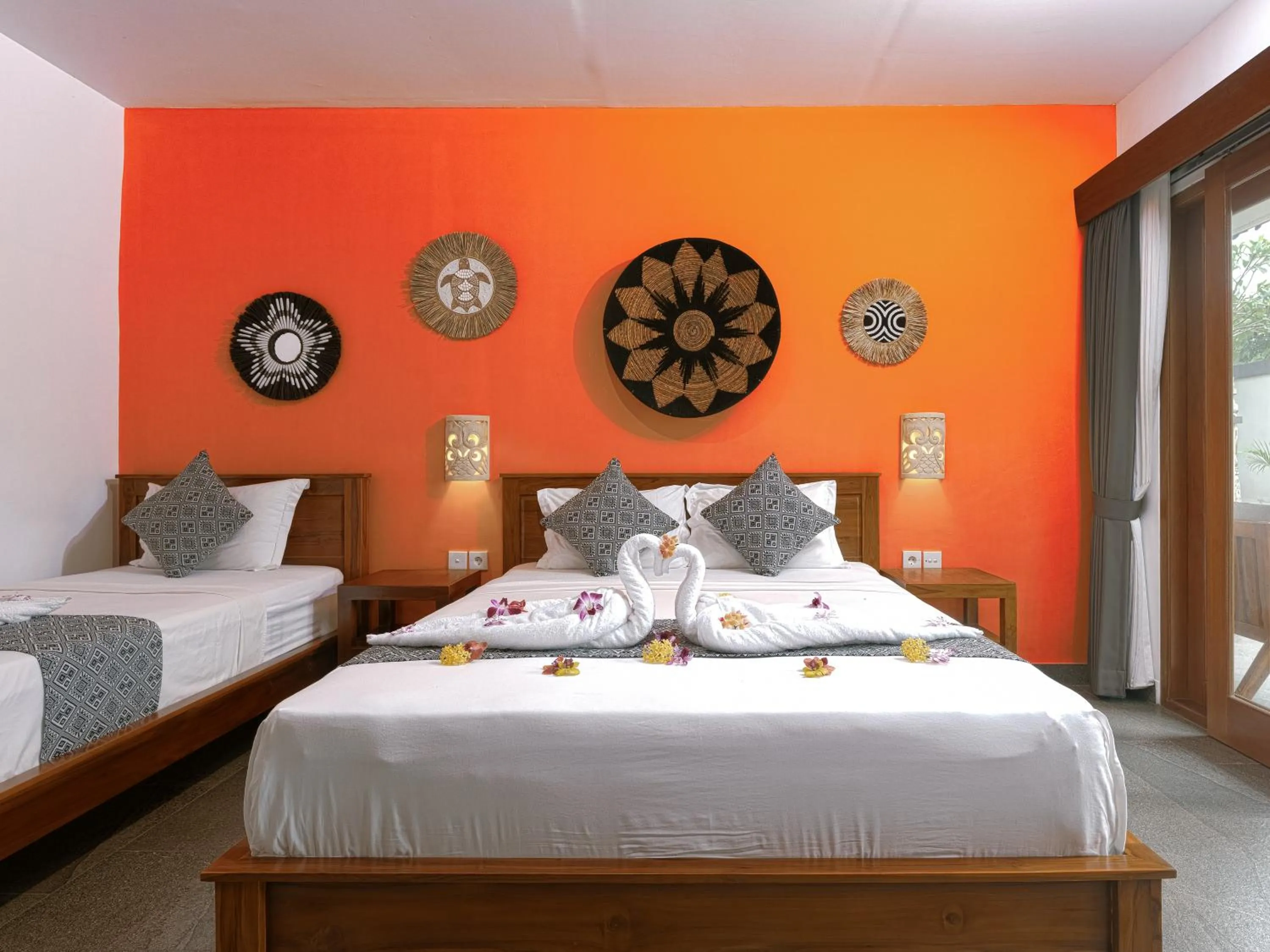 Bed in Bubu Homestay Tulamben