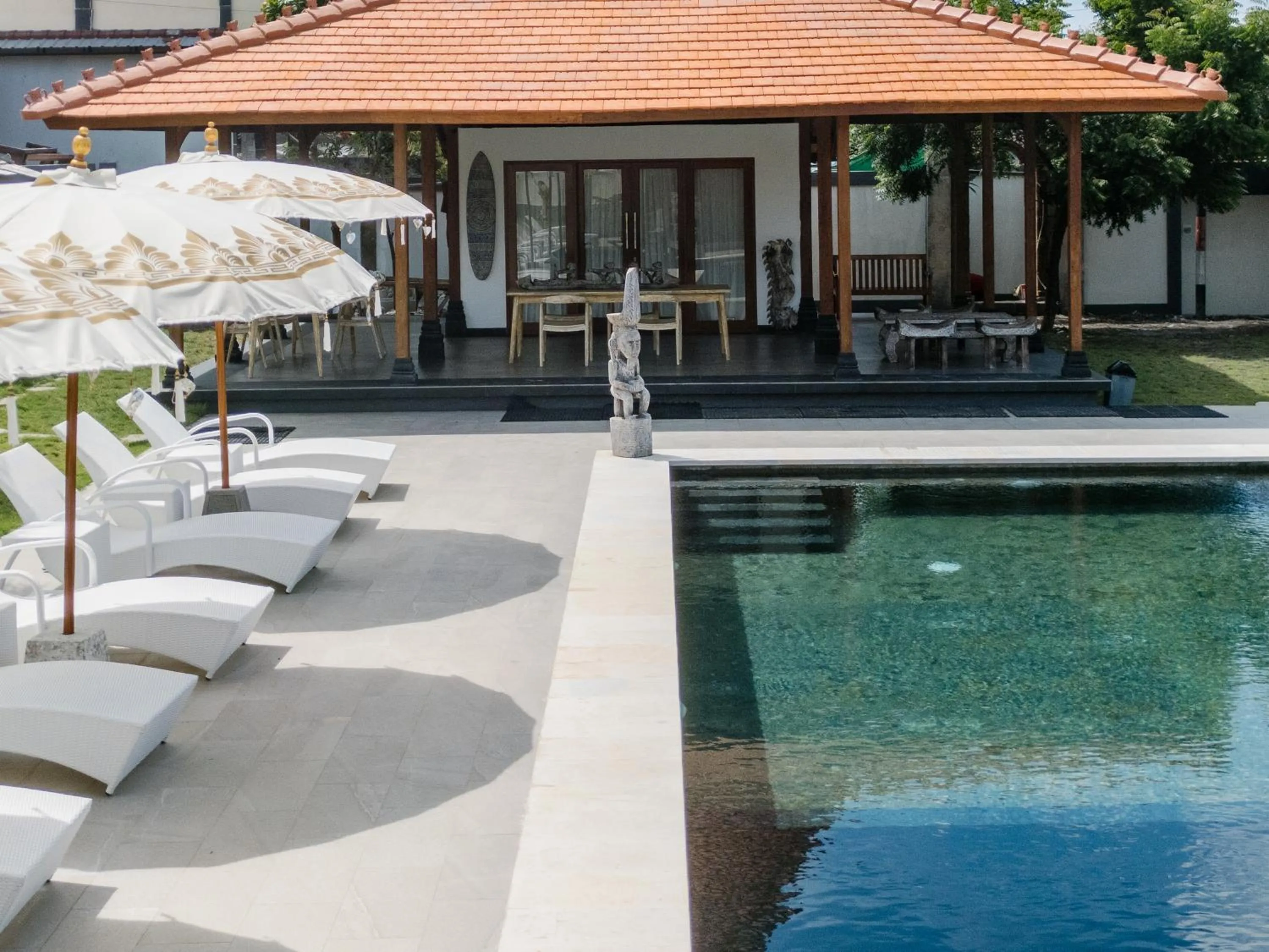 Patio in Bubu Homestay Tulamben