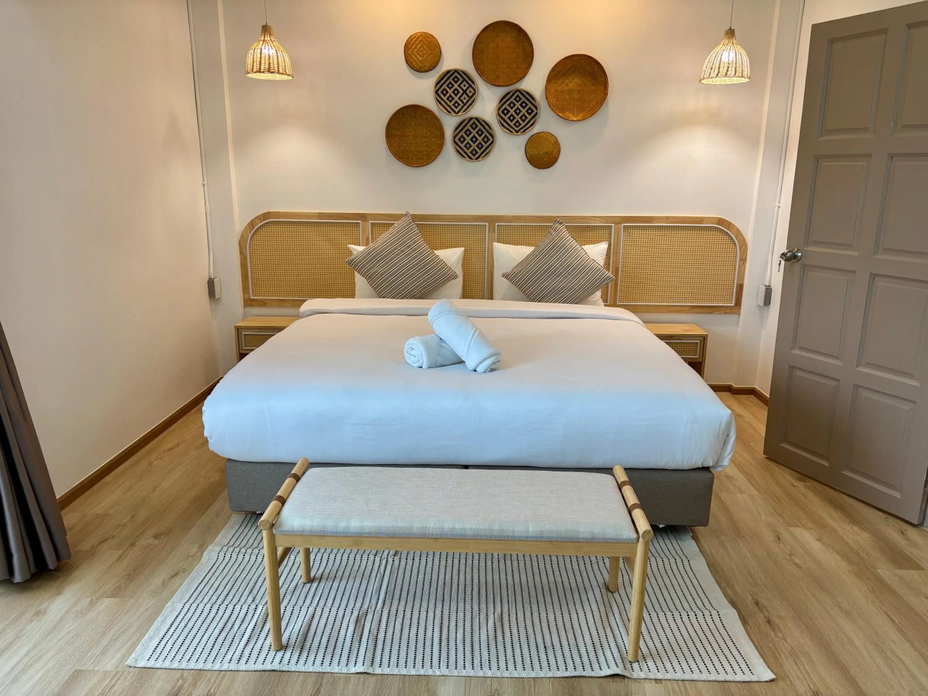 Bed in Charm Hostel at Pratumnak