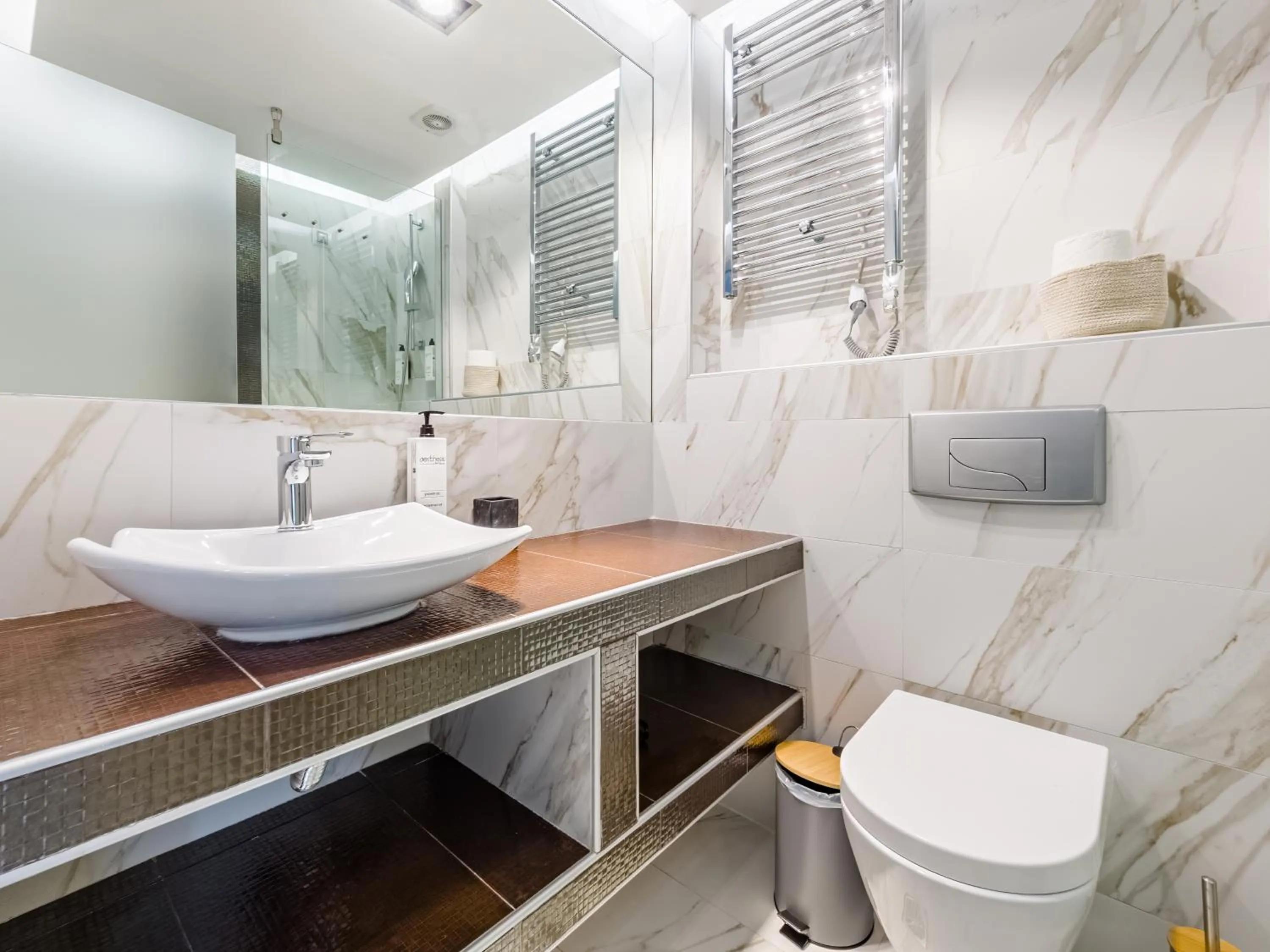 Bathroom in Alpha Luxury Suites