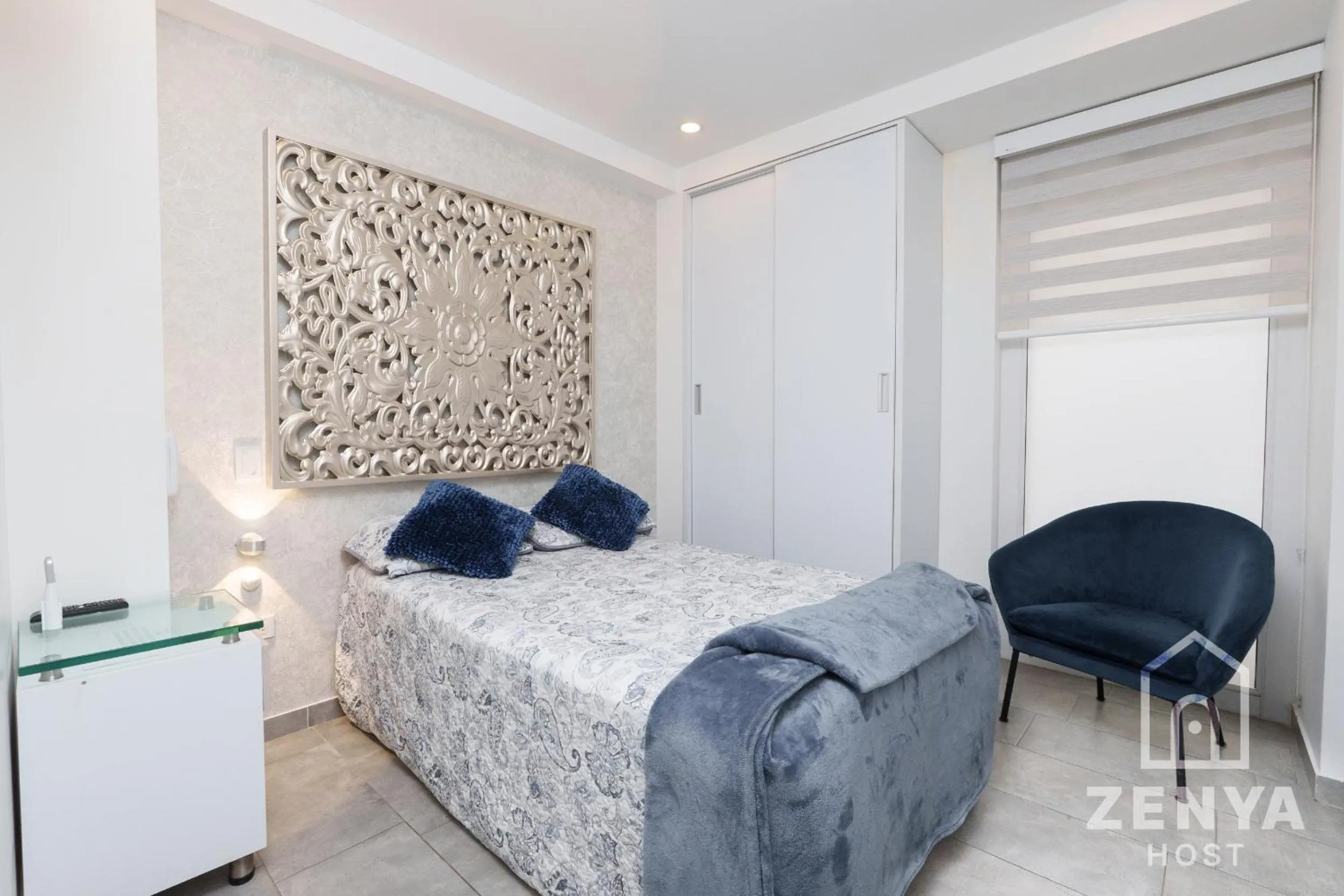 Bed in Recovery house by Zenya Host