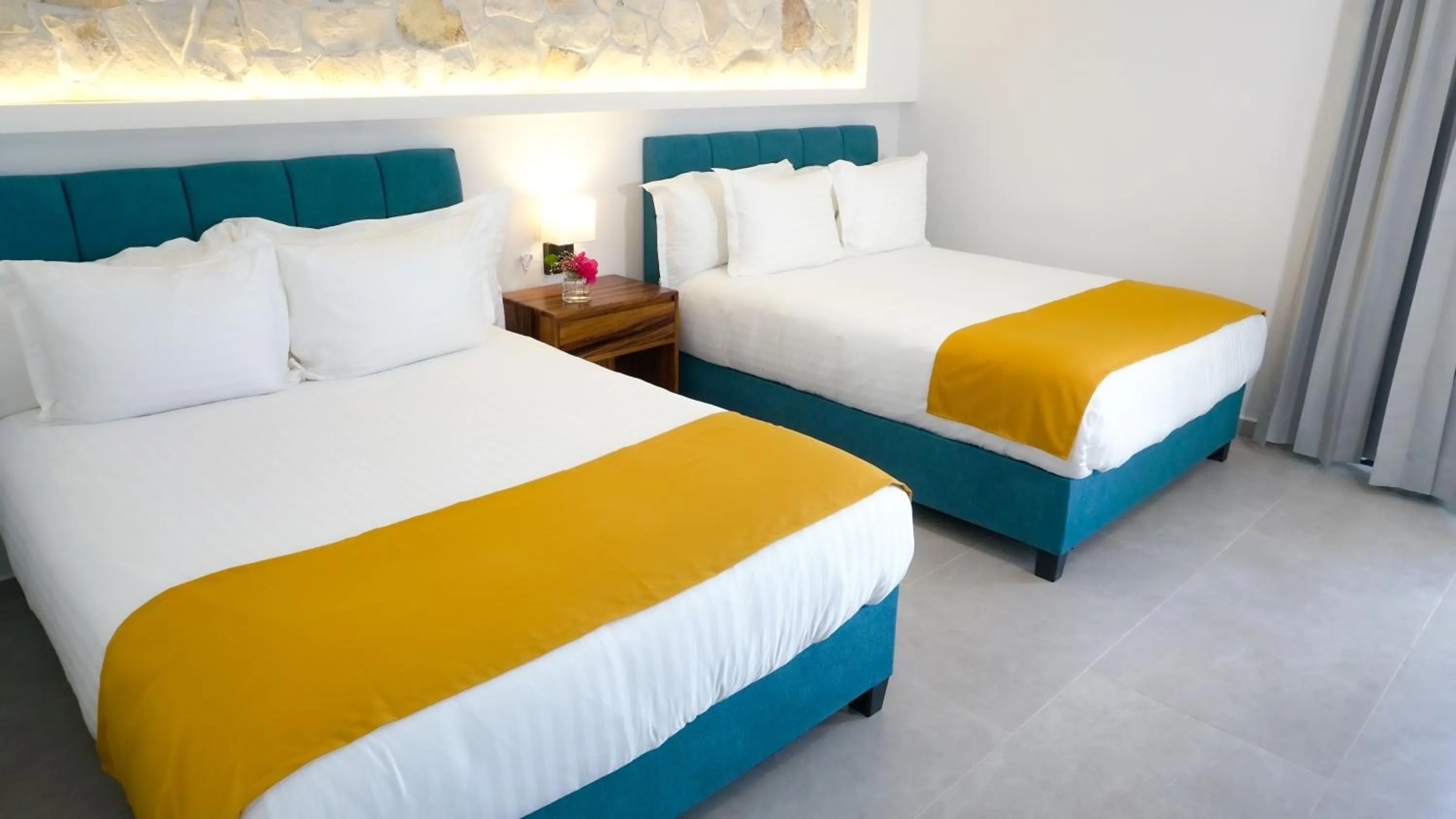 Bed in Hotel Loreto Palmar