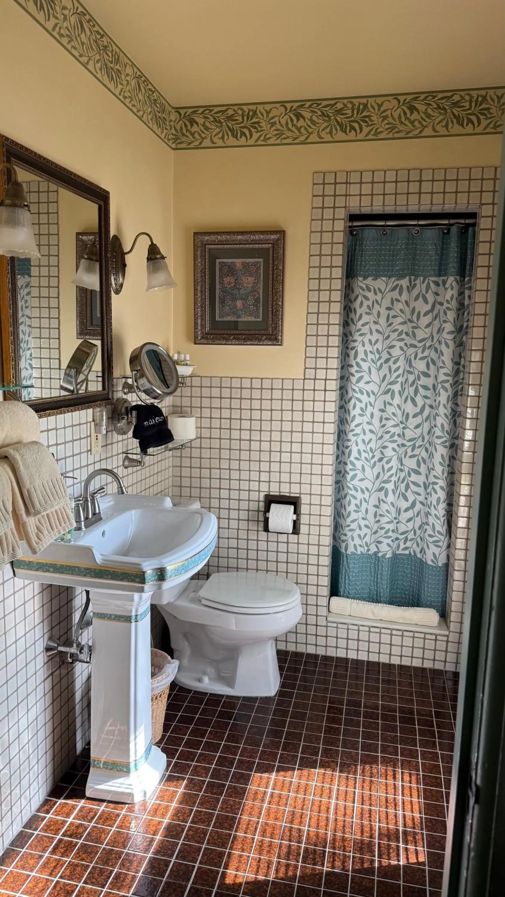 Bathroom in Amherst Inn