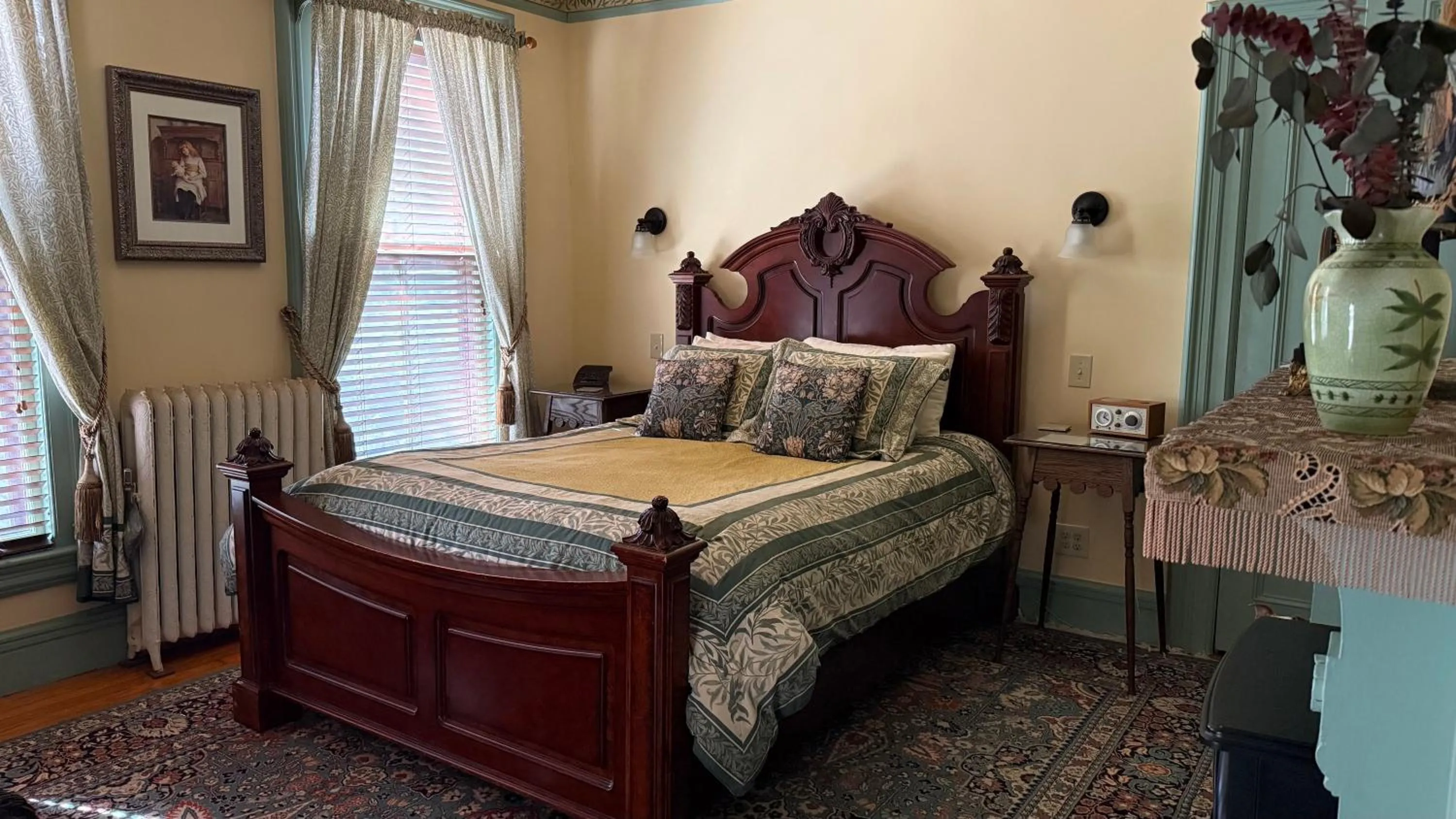 Bed in Amherst Inn