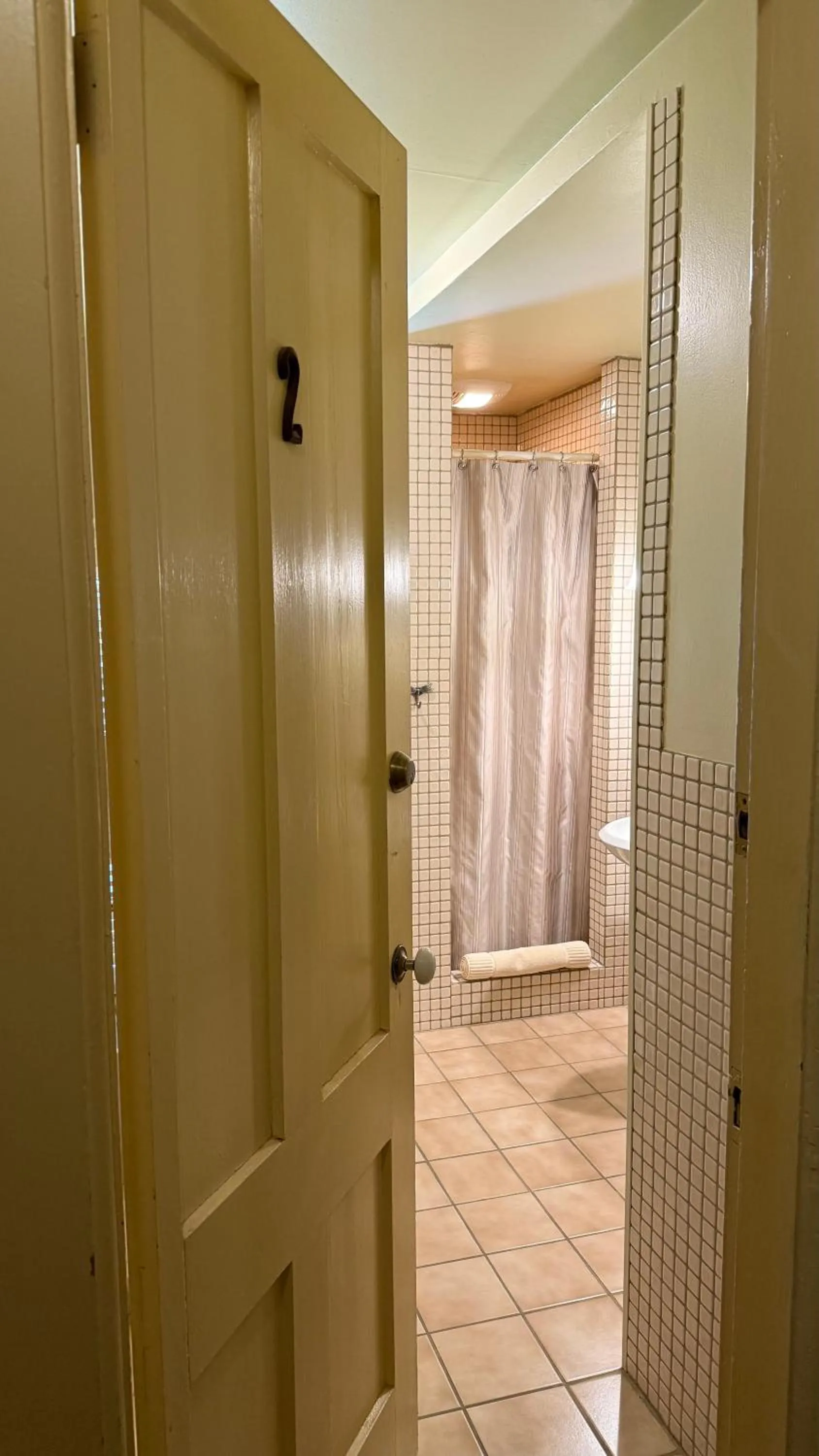 Shower in Amherst Inn
