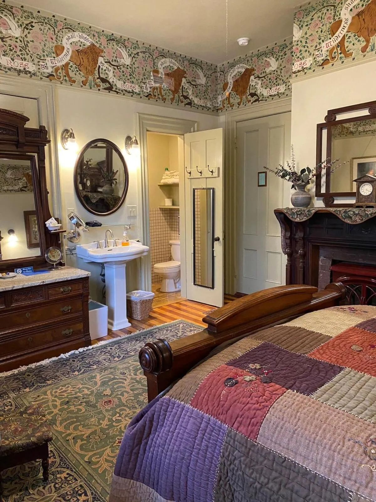 Toilet in Amherst Inn