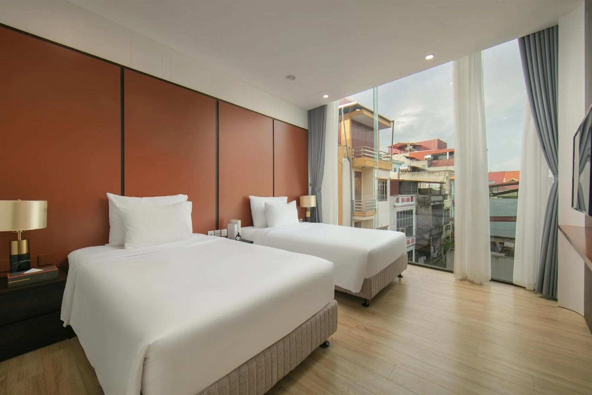 Bed in Amira Hotel Bắc Ninh
