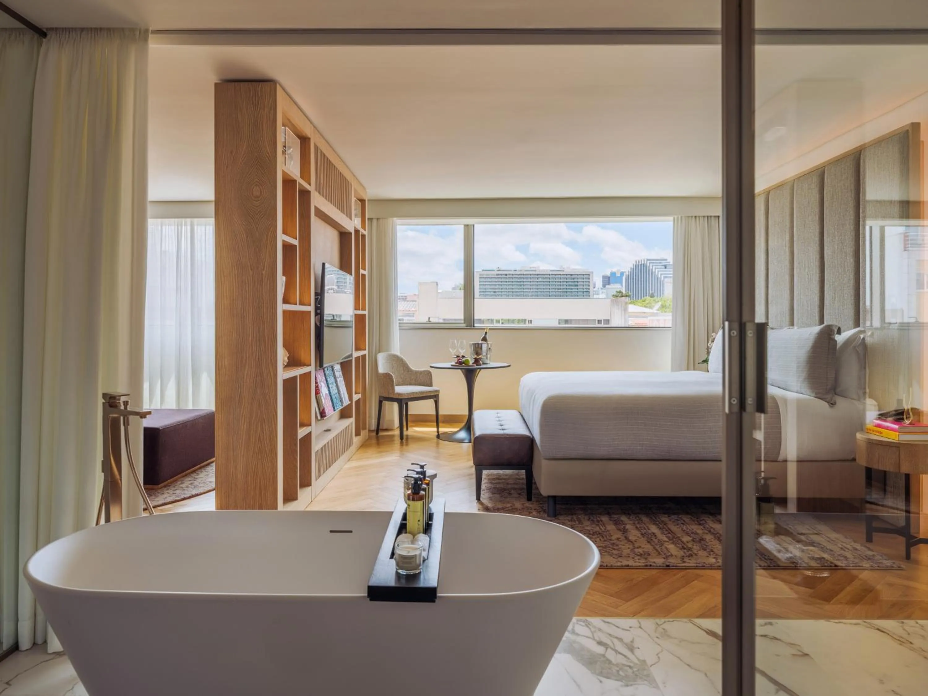 Bed in ME Lisbon by Meliá