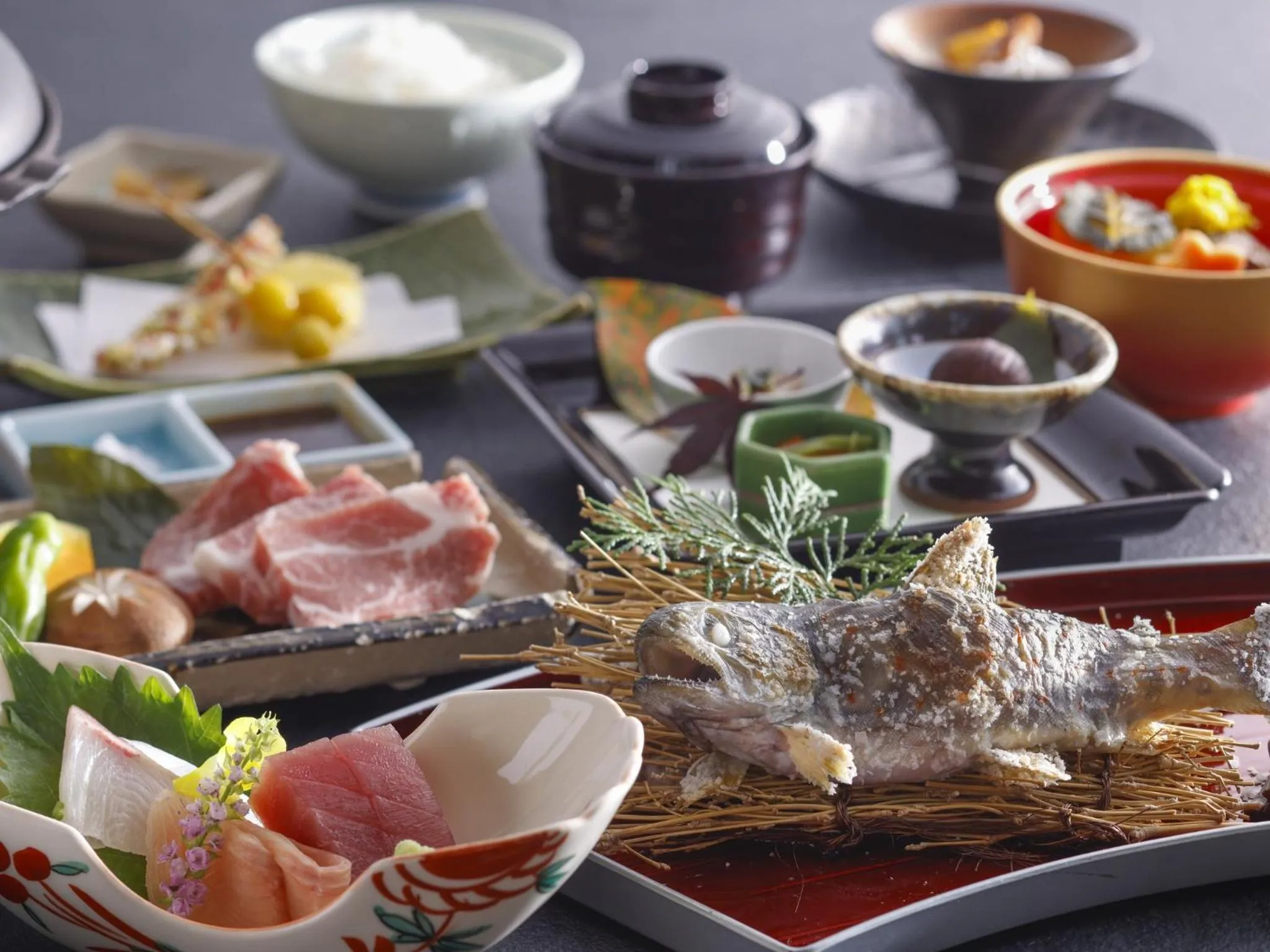 Dinner in Wan Wan Paradise Matsusaka