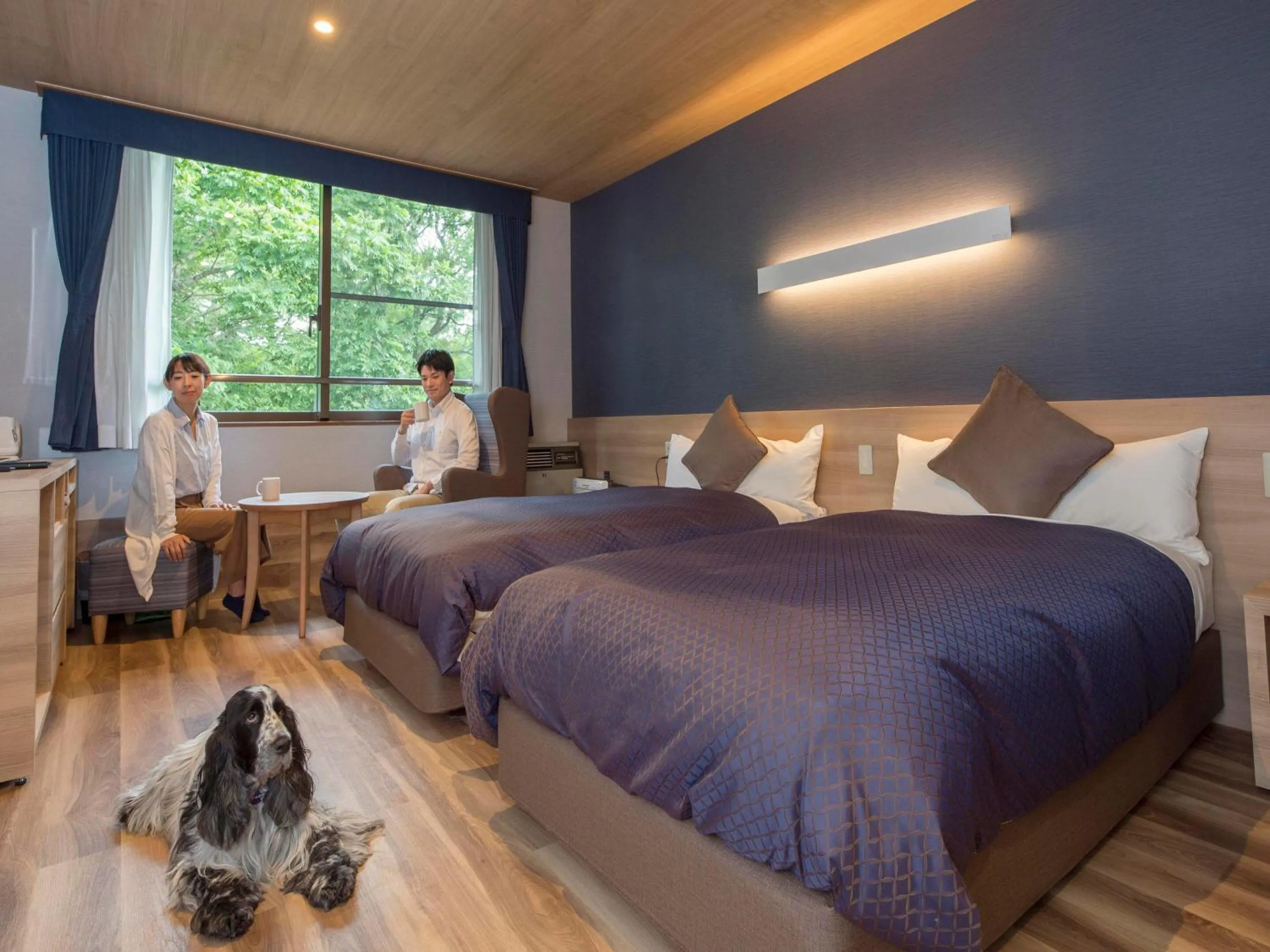 Photo of the whole room, Bed in Wan's Resort Yamanakako