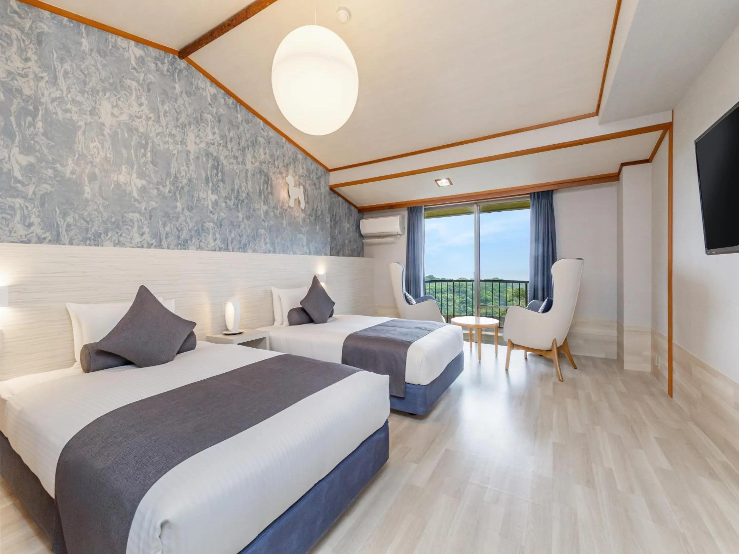 Bed in Wan's Resort Jogasaki