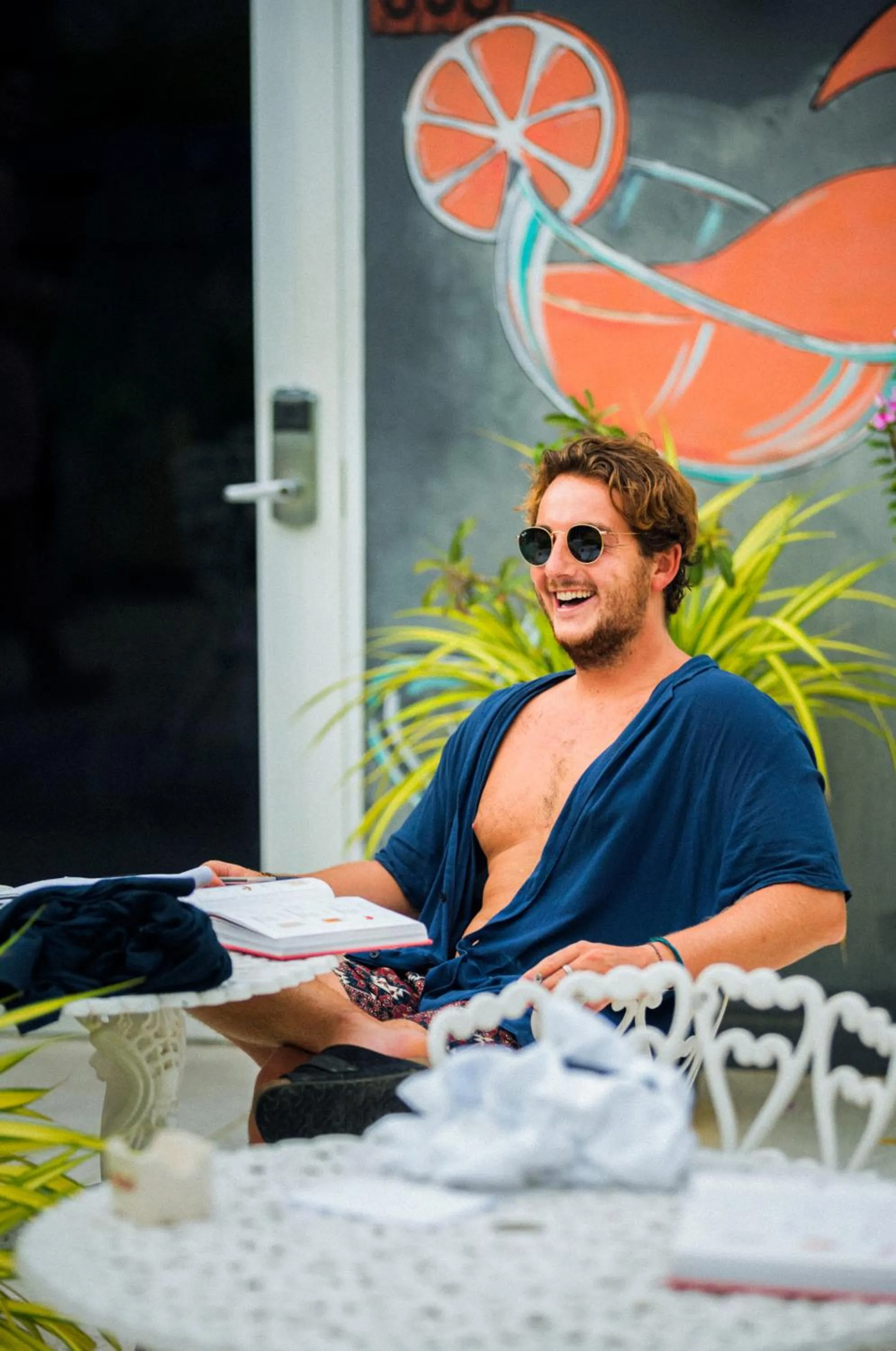 Garden in EBS Hostel Phuket