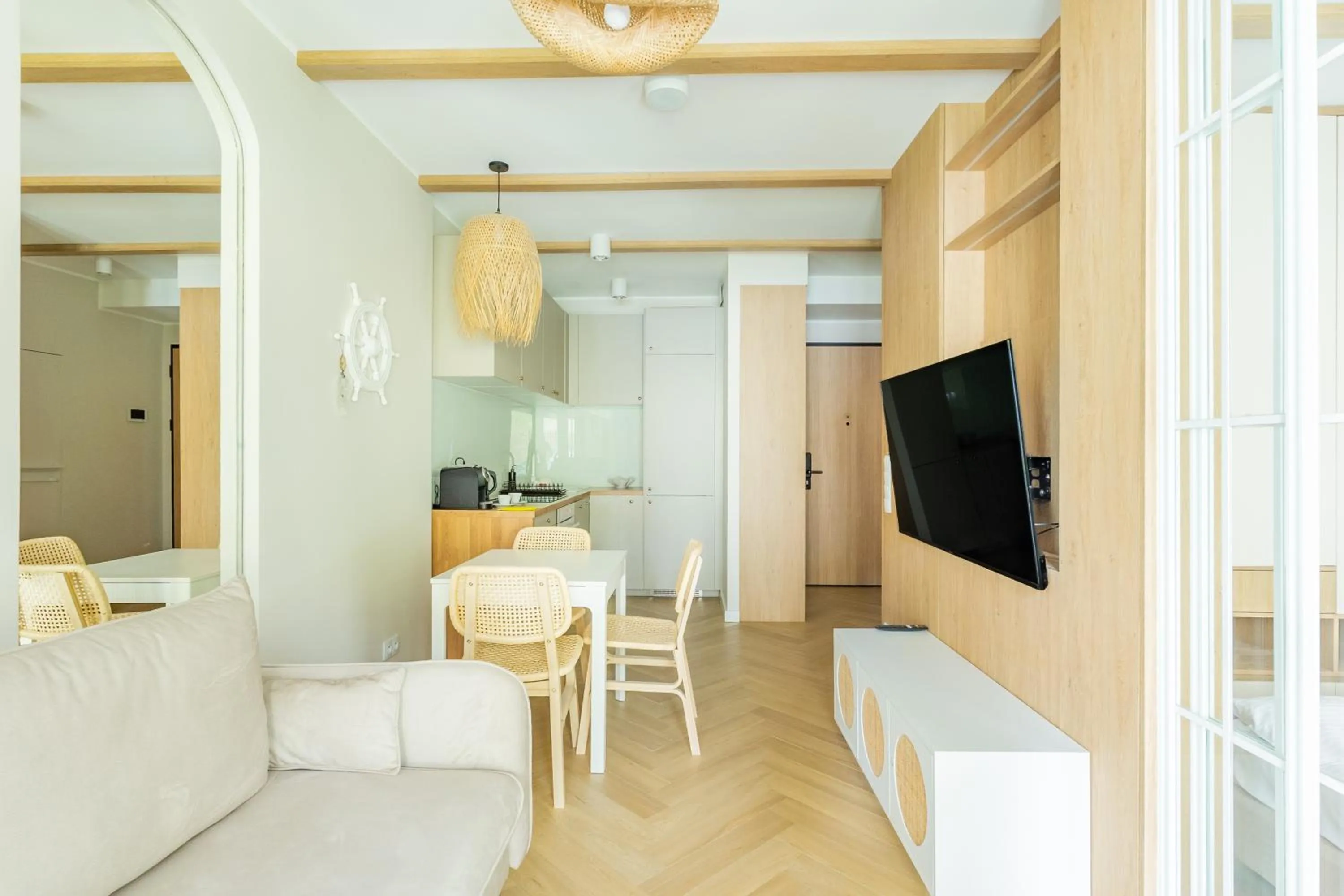 Living room in Sea & Forest Resort Międzyzdroje