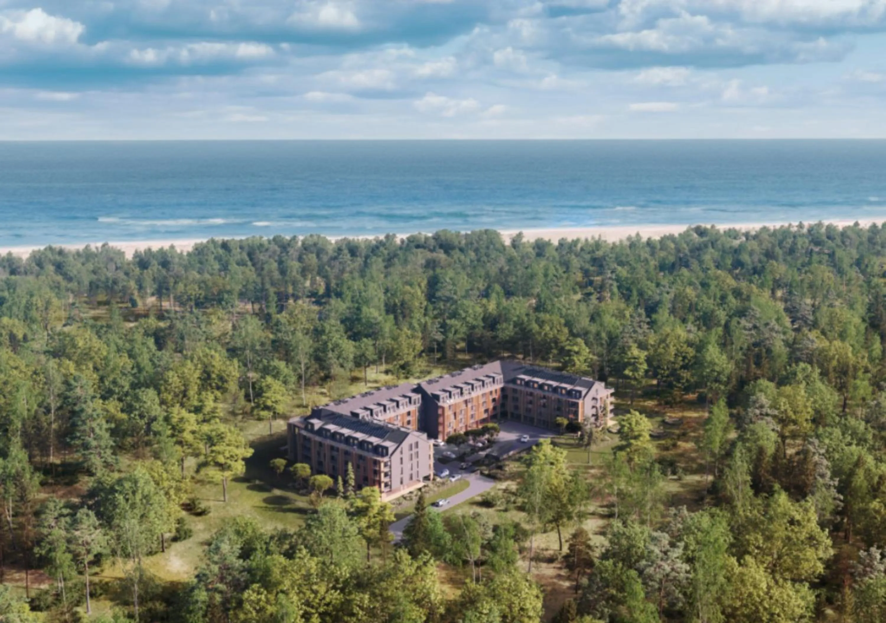 Property building in Sea & Forest Resort Międzyzdroje