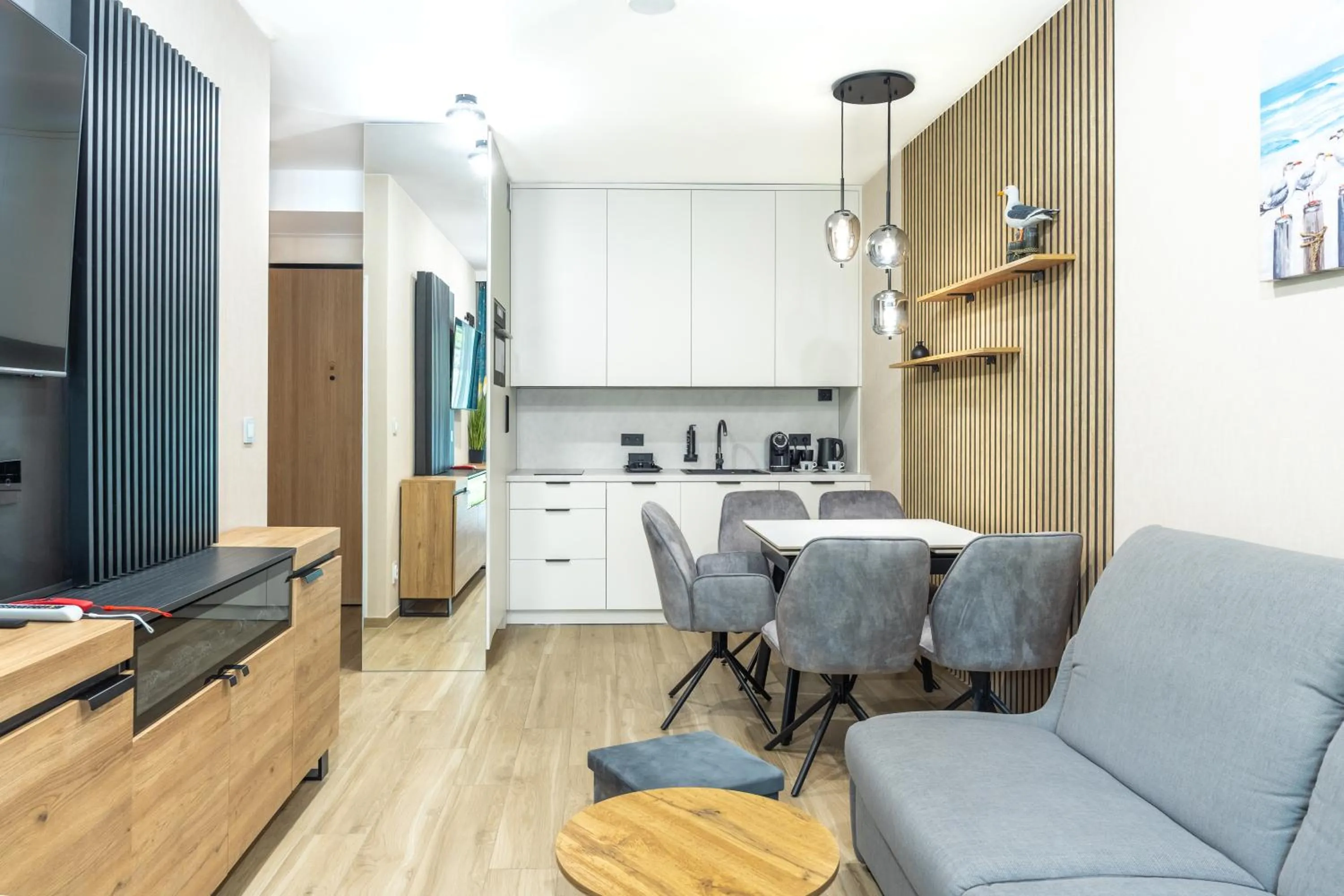 Living room in Sea & Forest Resort Międzyzdroje