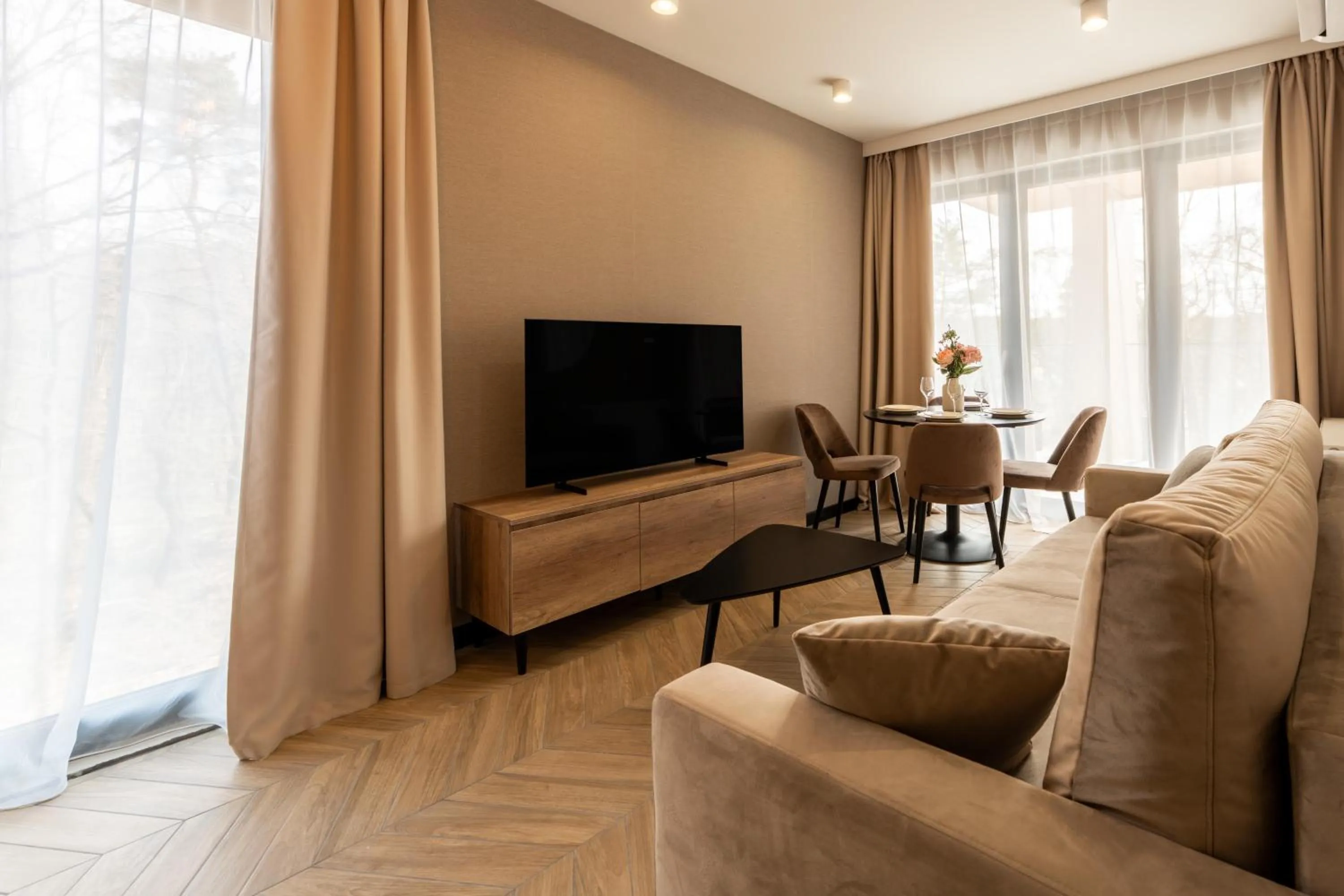 Living room in Sea & Forest Resort Międzyzdroje