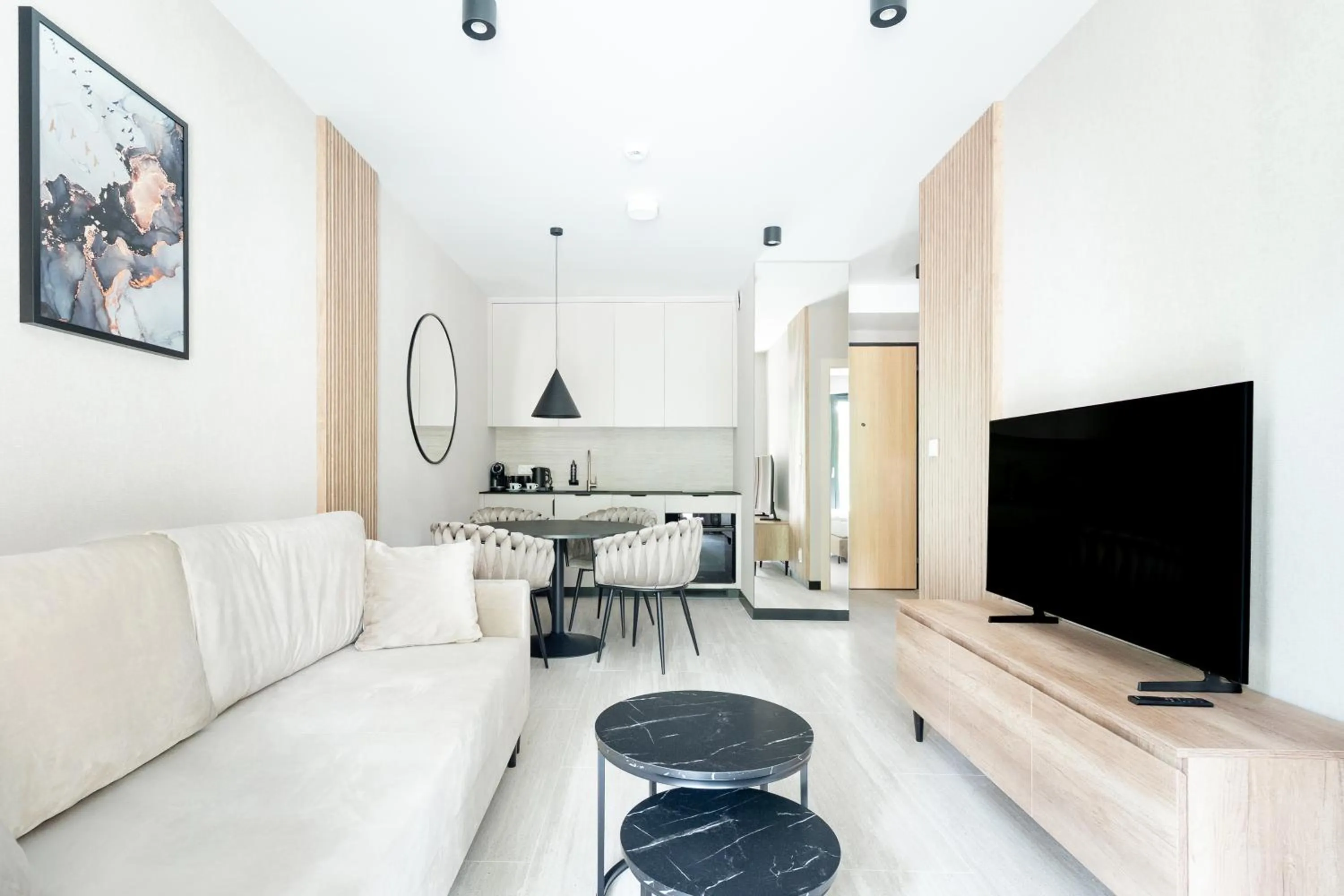 Living room in Sea & Forest Resort Międzyzdroje