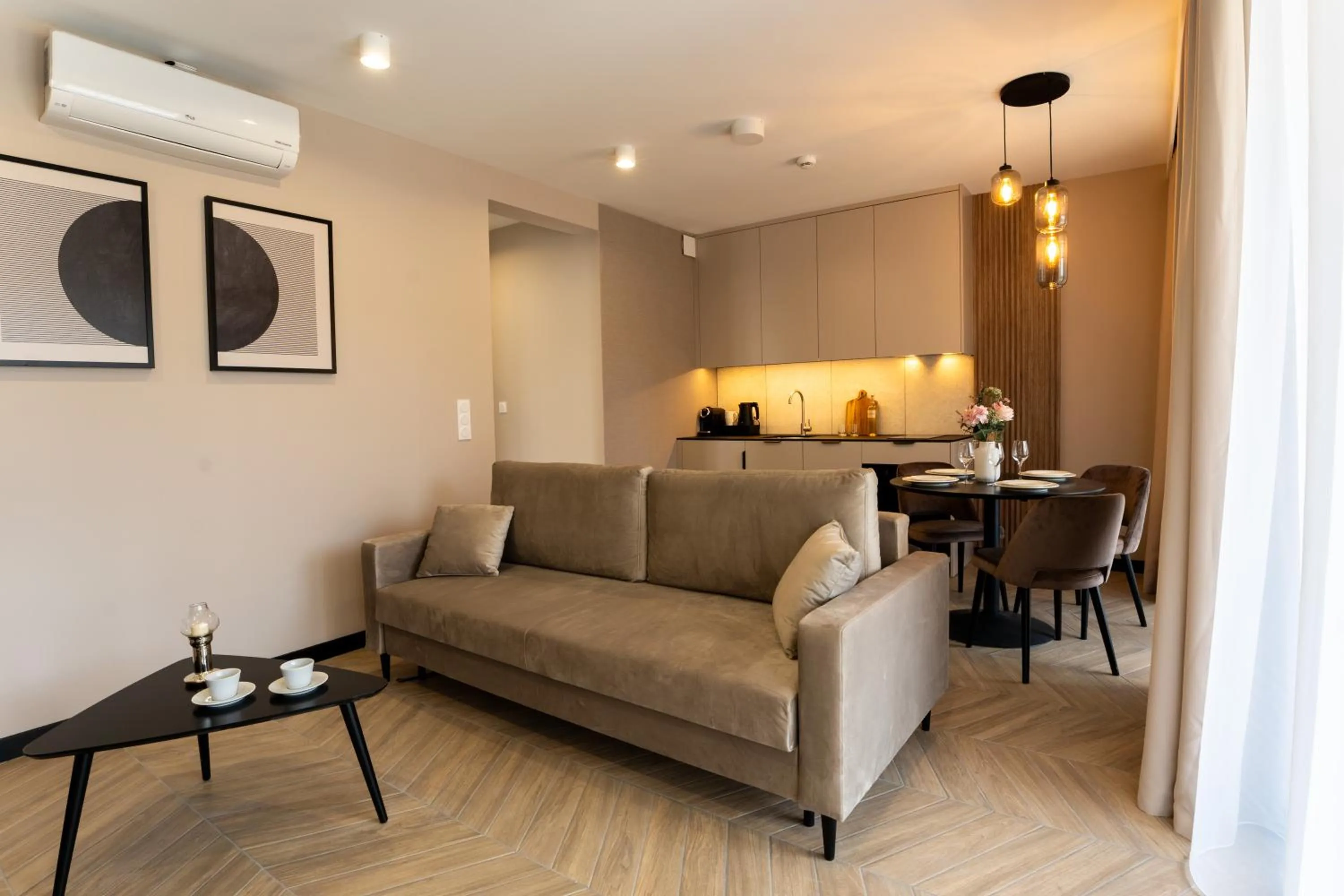 Living room in Sea & Forest Resort Międzyzdroje