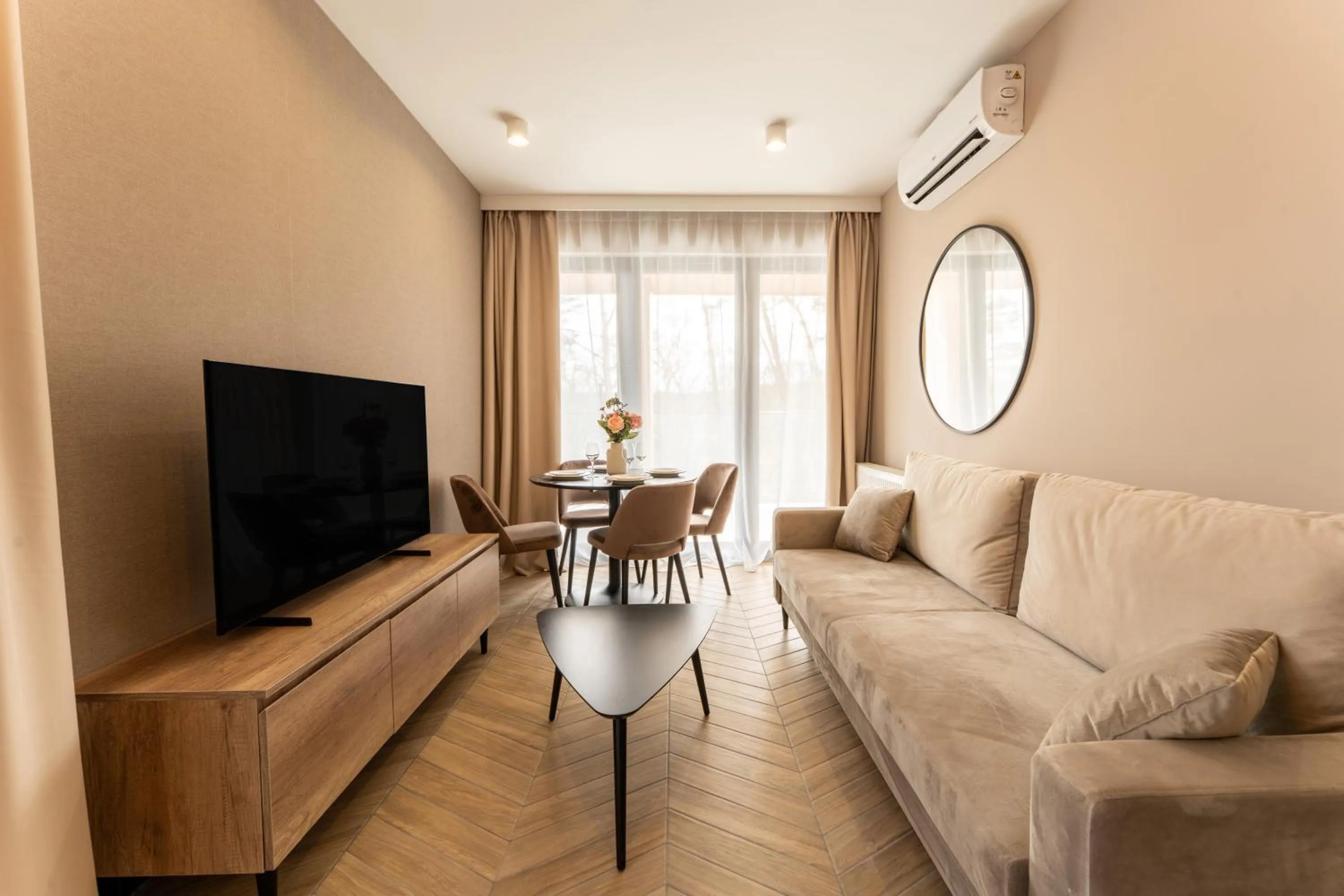 Living room in Sea & Forest Resort Międzyzdroje