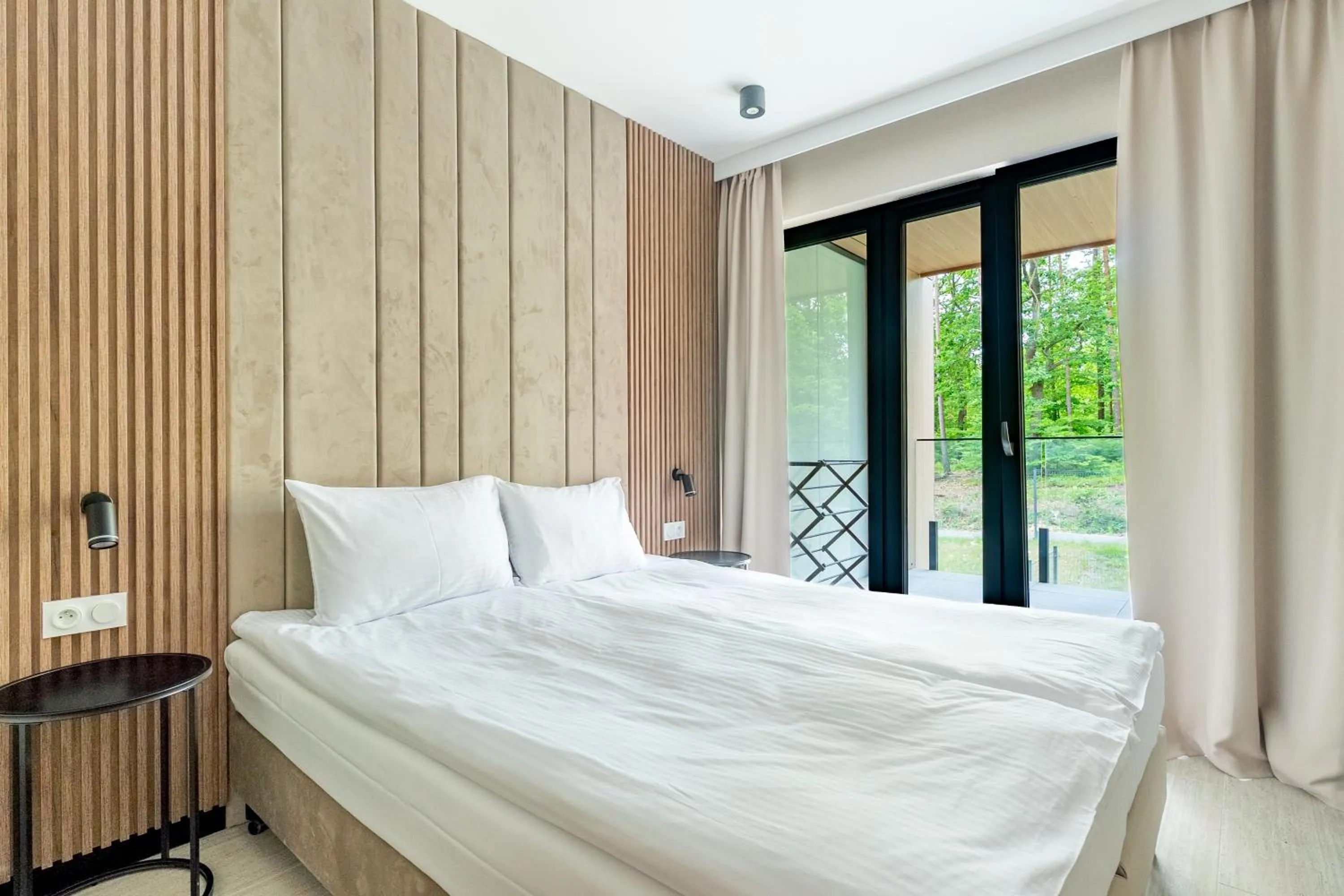 Bedroom, Bed in Sea & Forest Resort Międzyzdroje