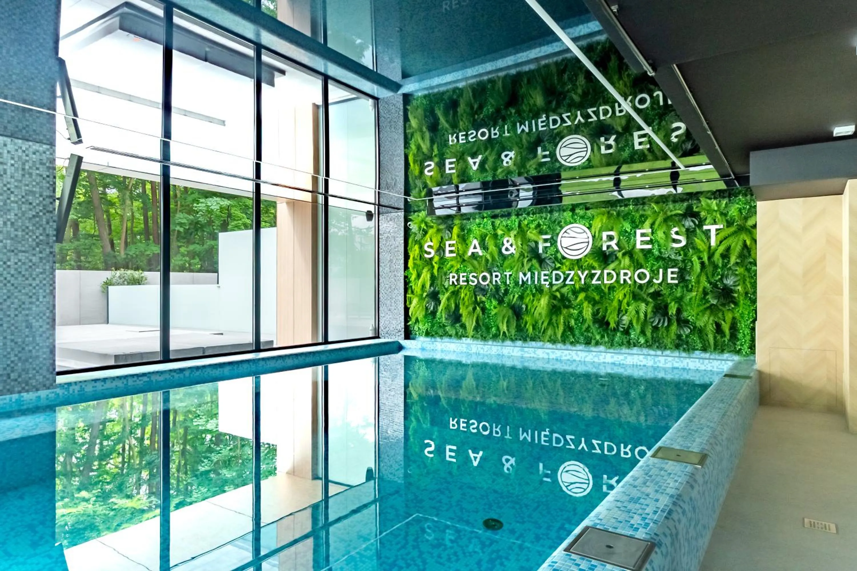 Swimming pool in Sea & Forest Resort Międzyzdroje