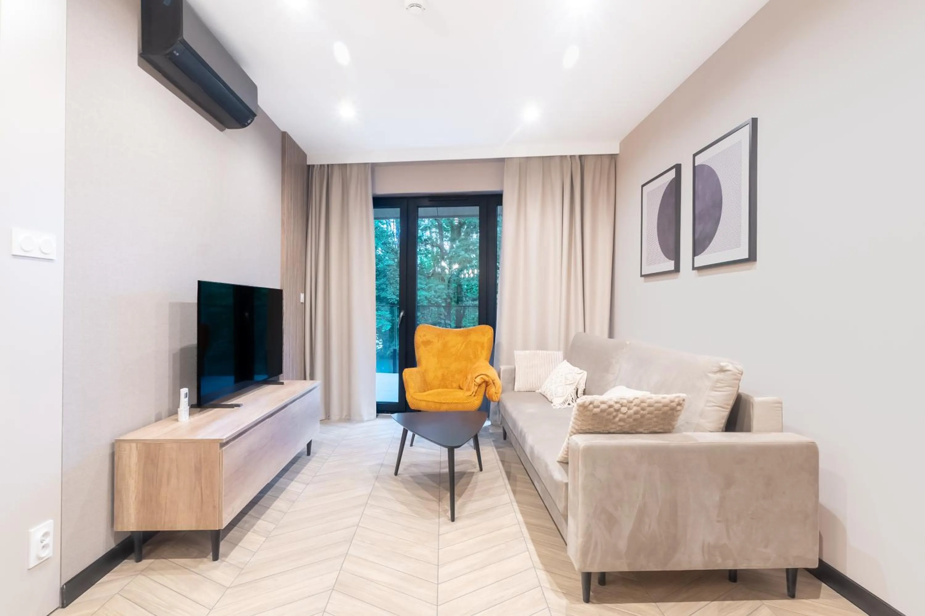 Living room in Sea & Forest Resort Międzyzdroje