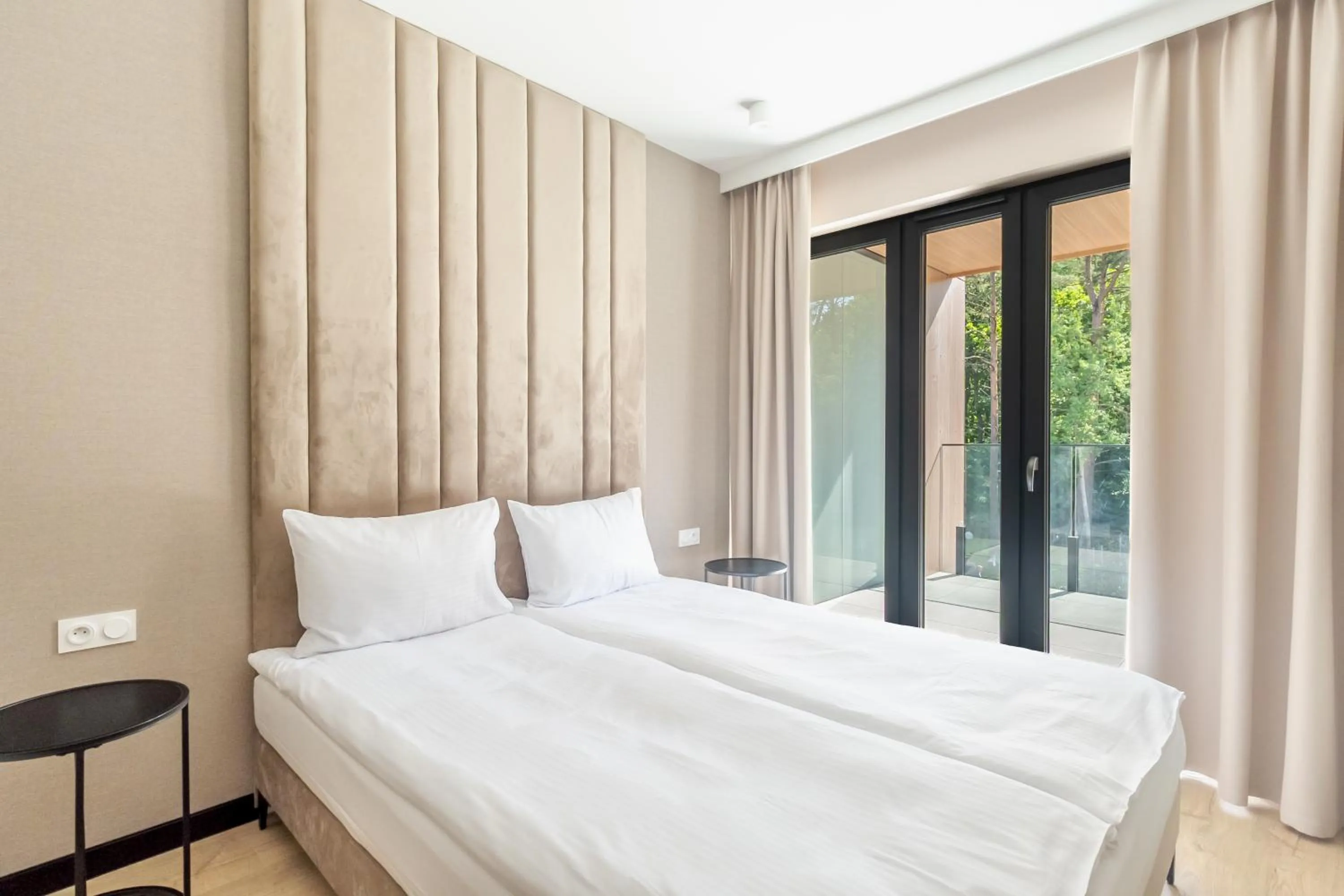 Bedroom, Bed in Sea & Forest Resort Międzyzdroje