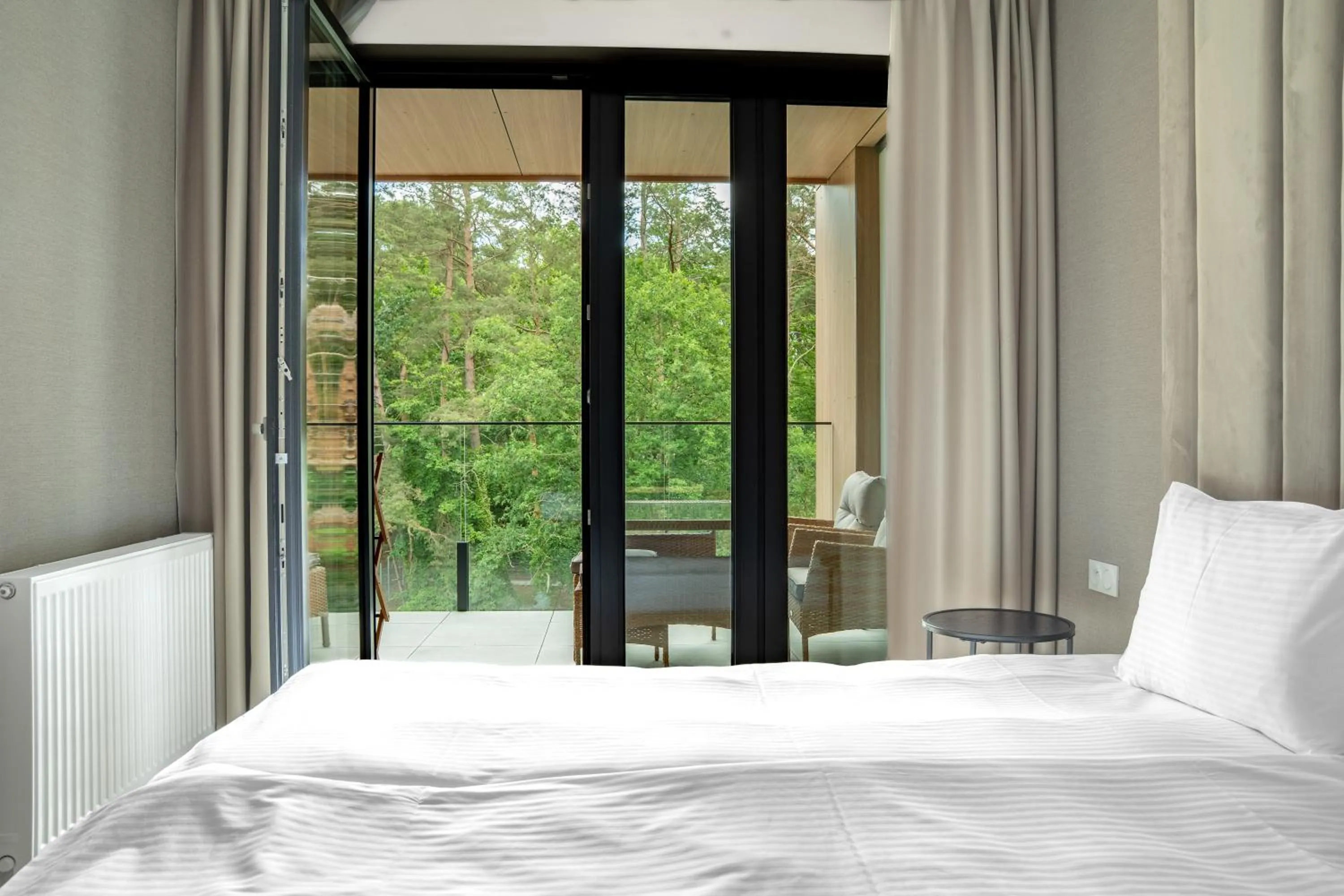 Bedroom, Bed in Sea & Forest Resort Międzyzdroje