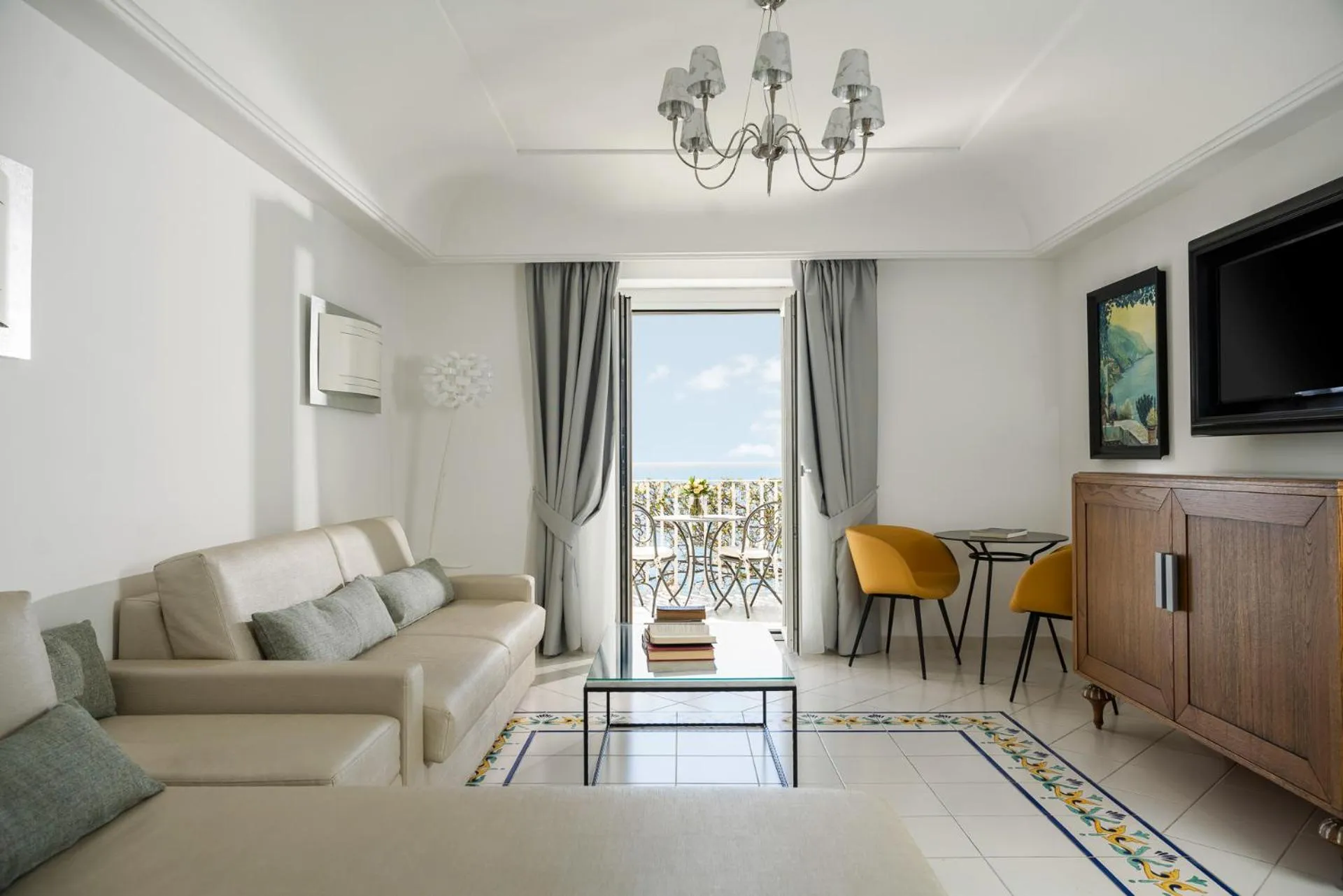 Living room in Hotel Eden Roc