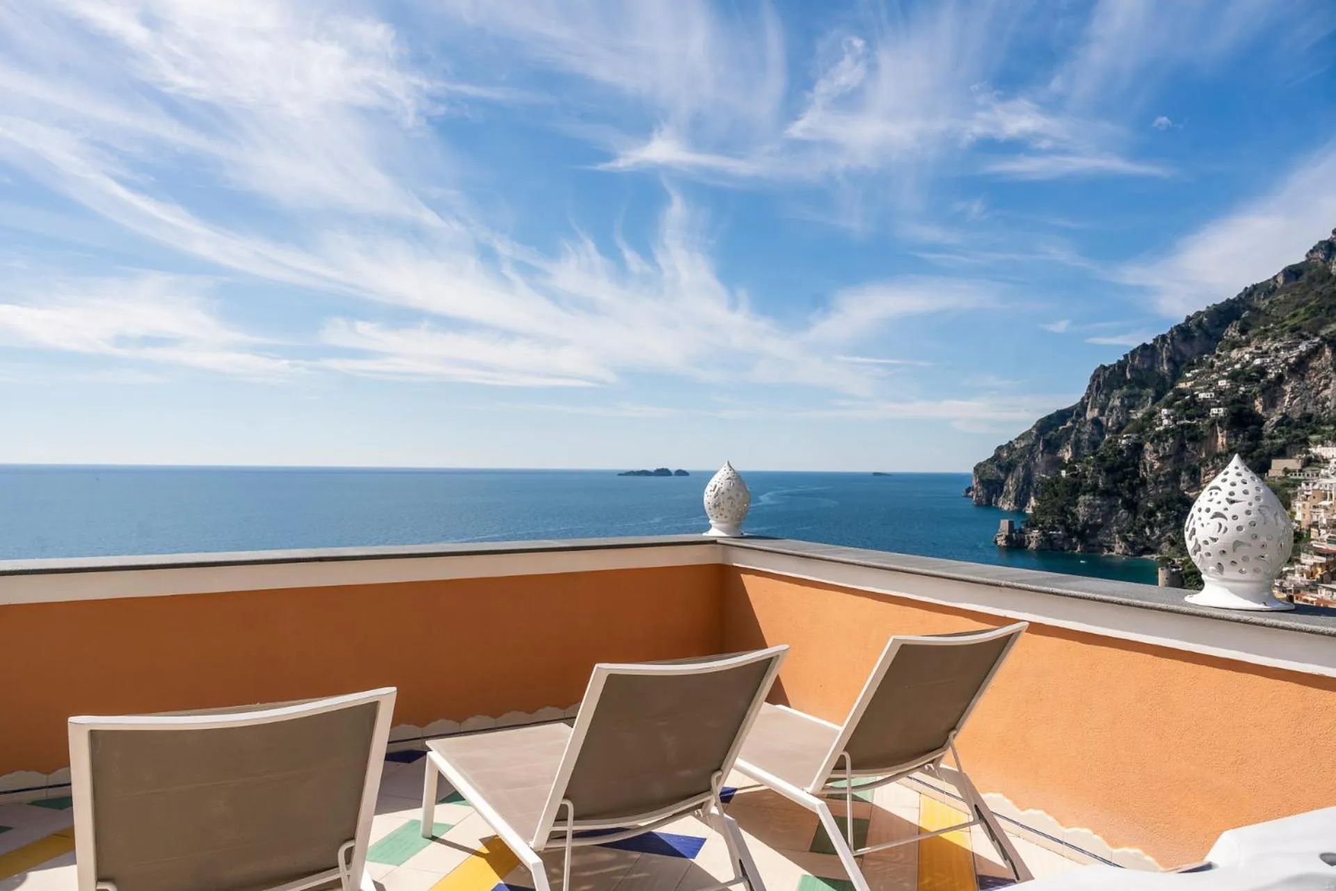 Patio in Hotel Eden Roc