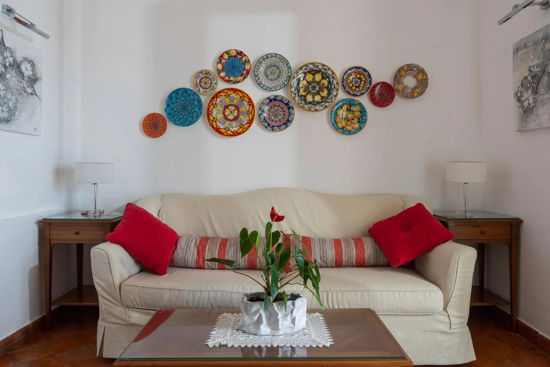 Living room in Hotel Eden Roc