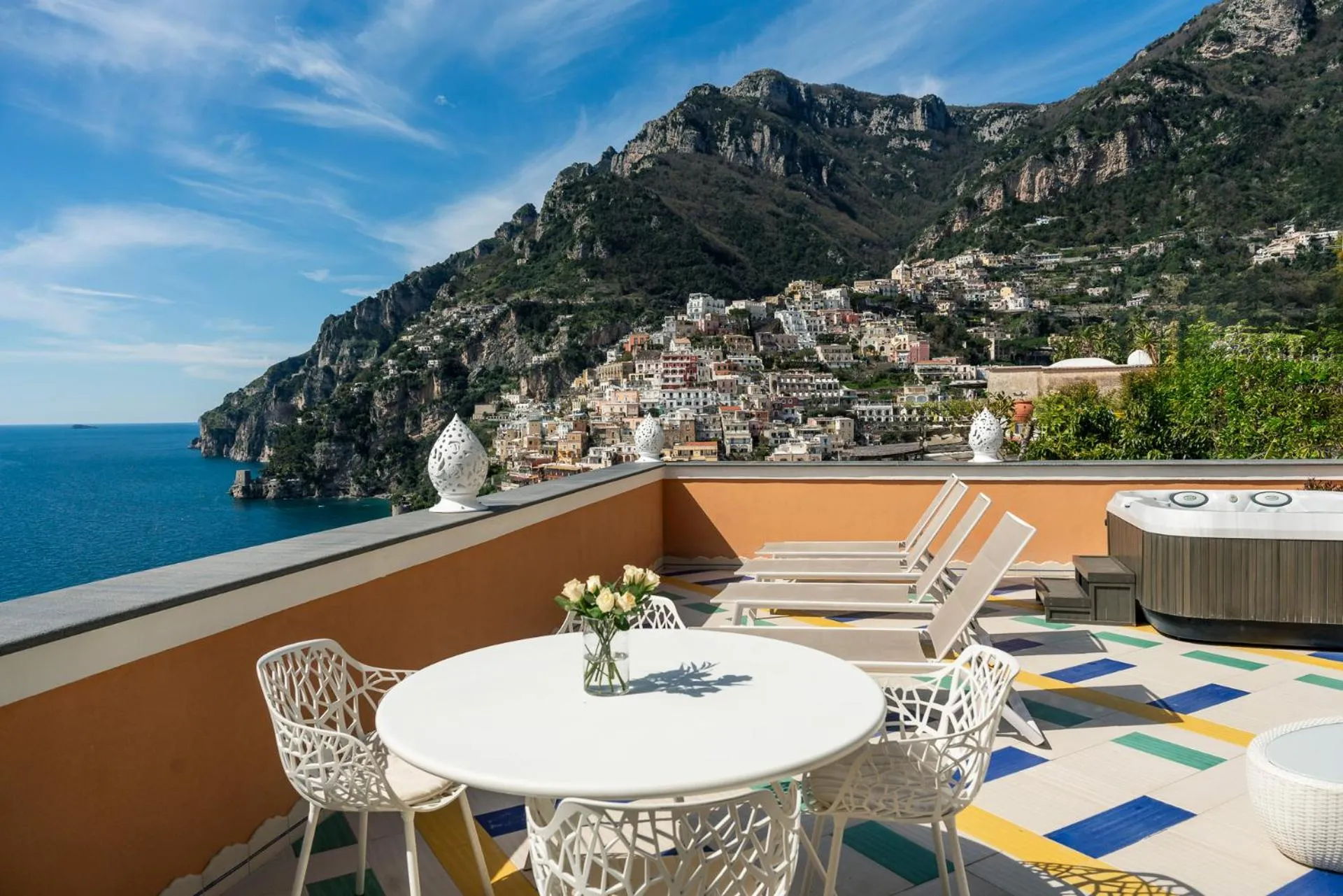 Patio in Hotel Eden Roc