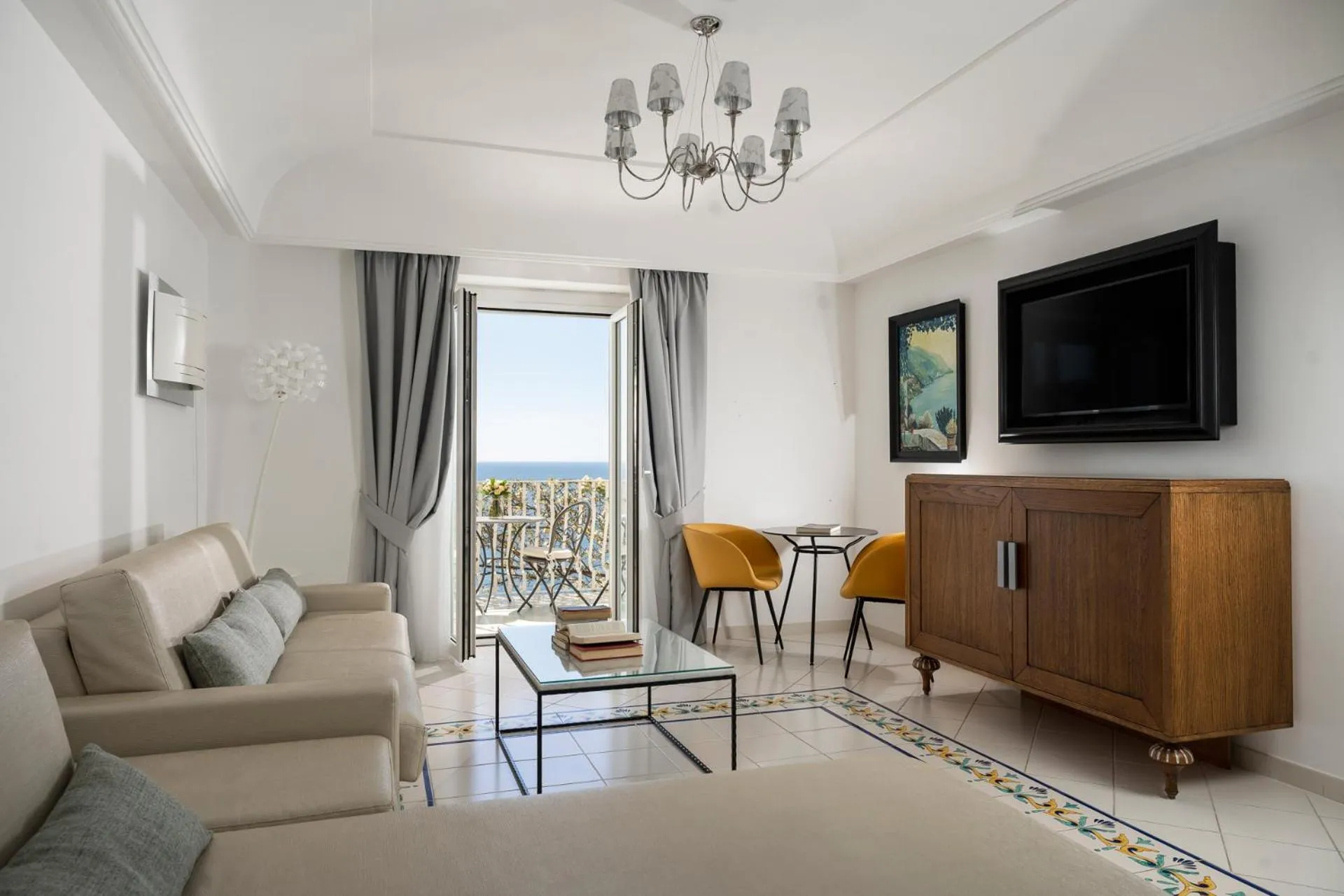 Living room in Hotel Eden Roc