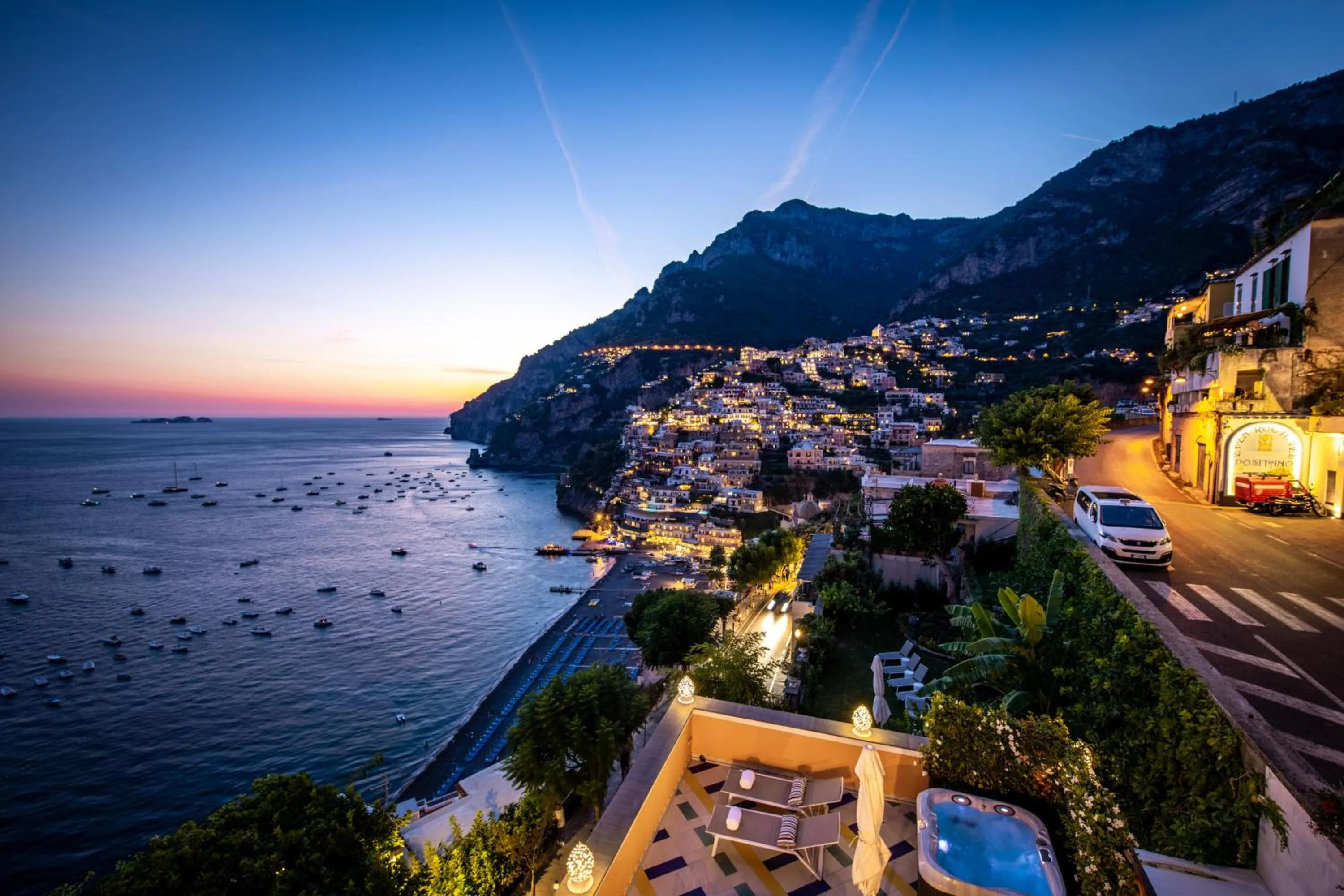 Patio in Hotel Eden Roc