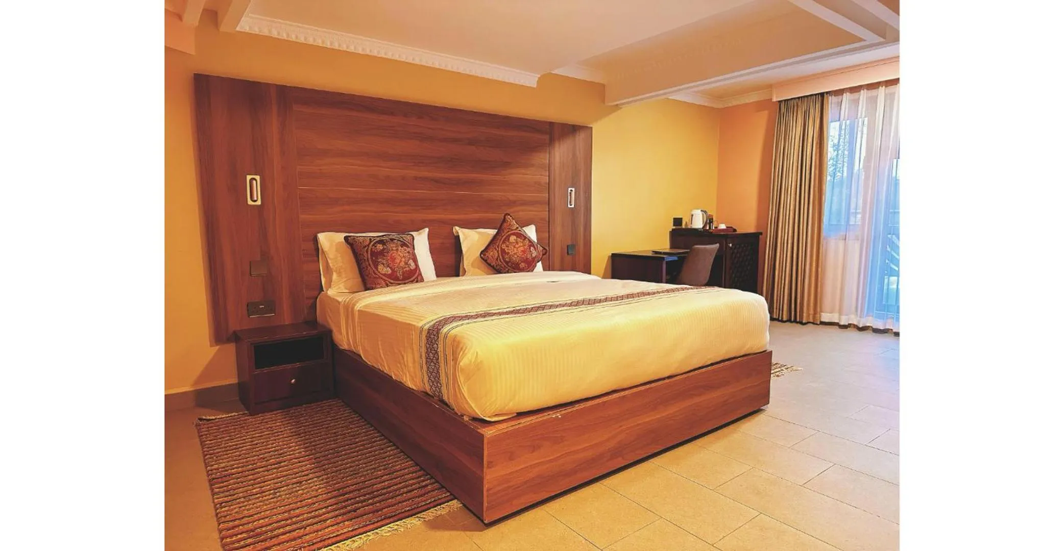 Bed in Karen Plains Hotel Nairobi