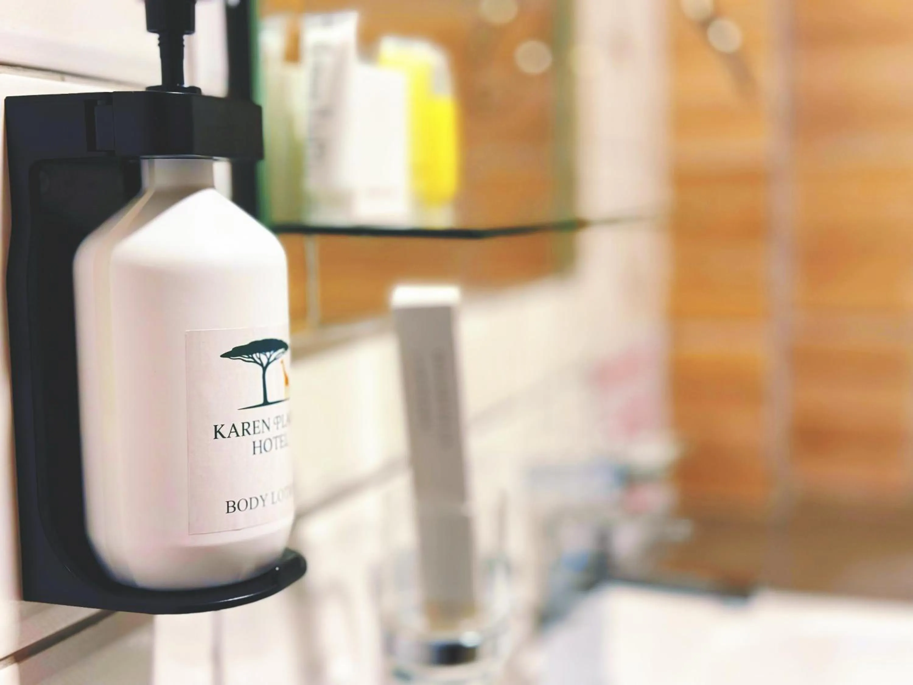 Shower in Karen Plains Hotel Nairobi