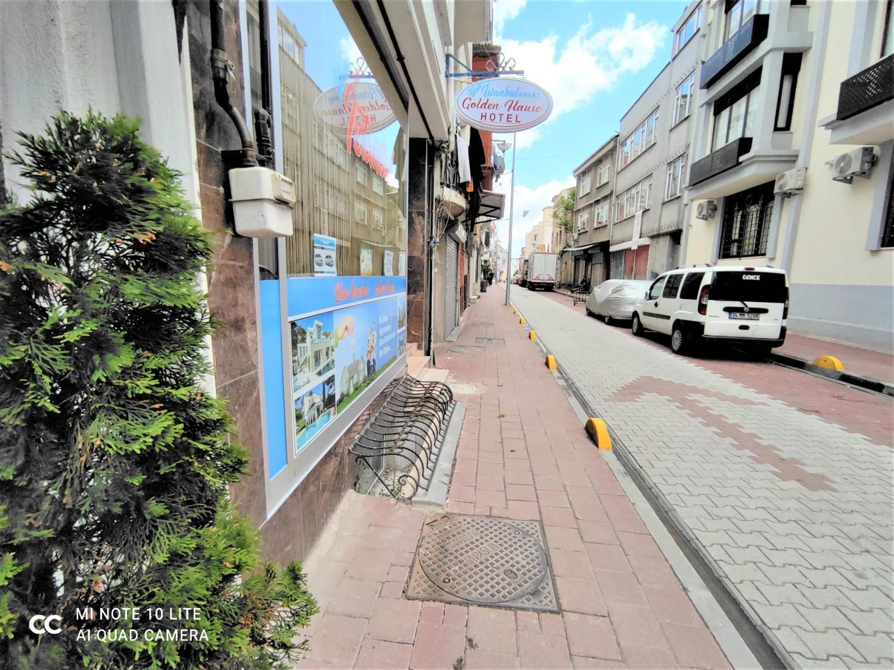 Quiet street view in Grafen Hotel