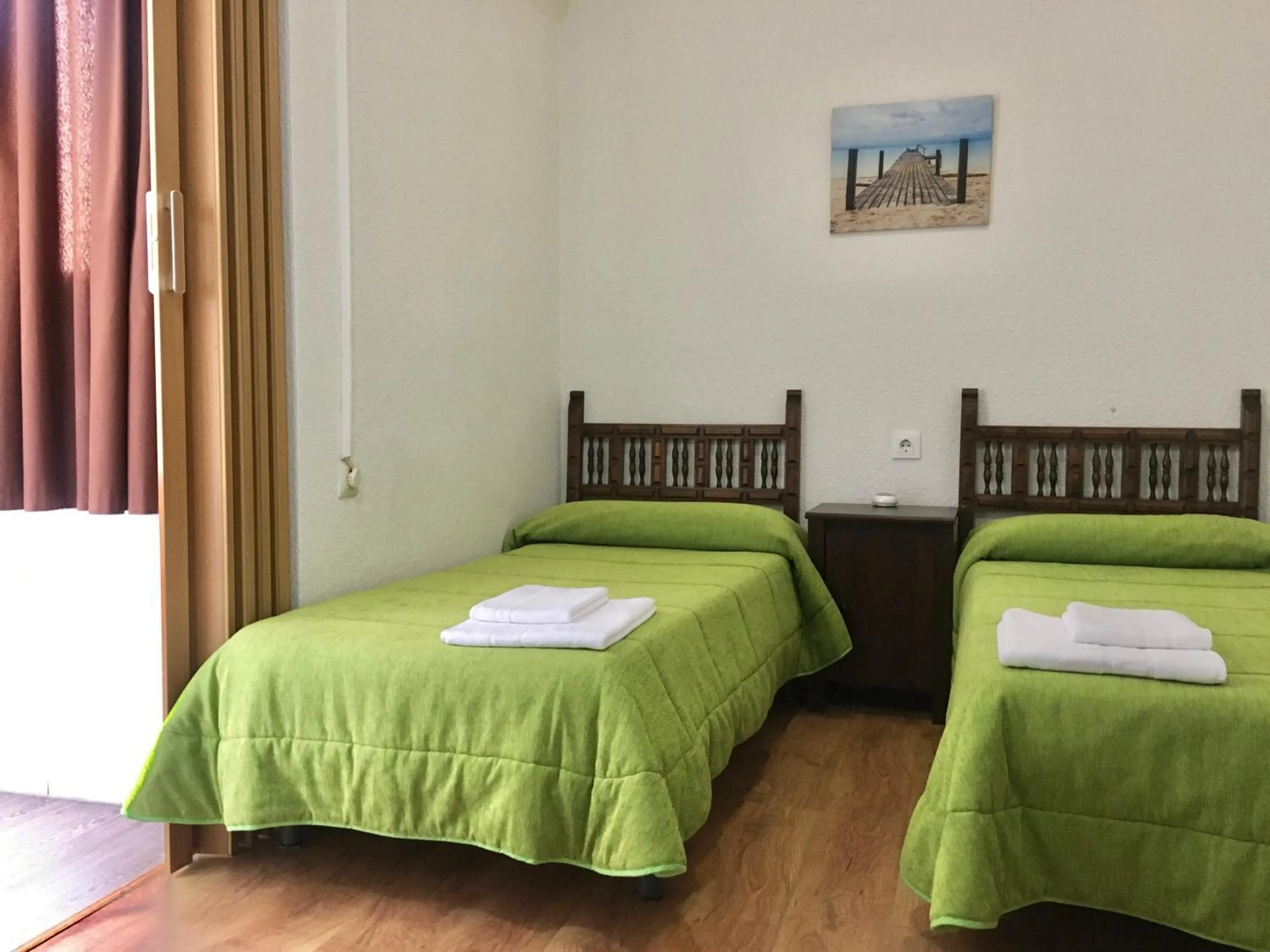 Bed in Hostal Santa Barbara