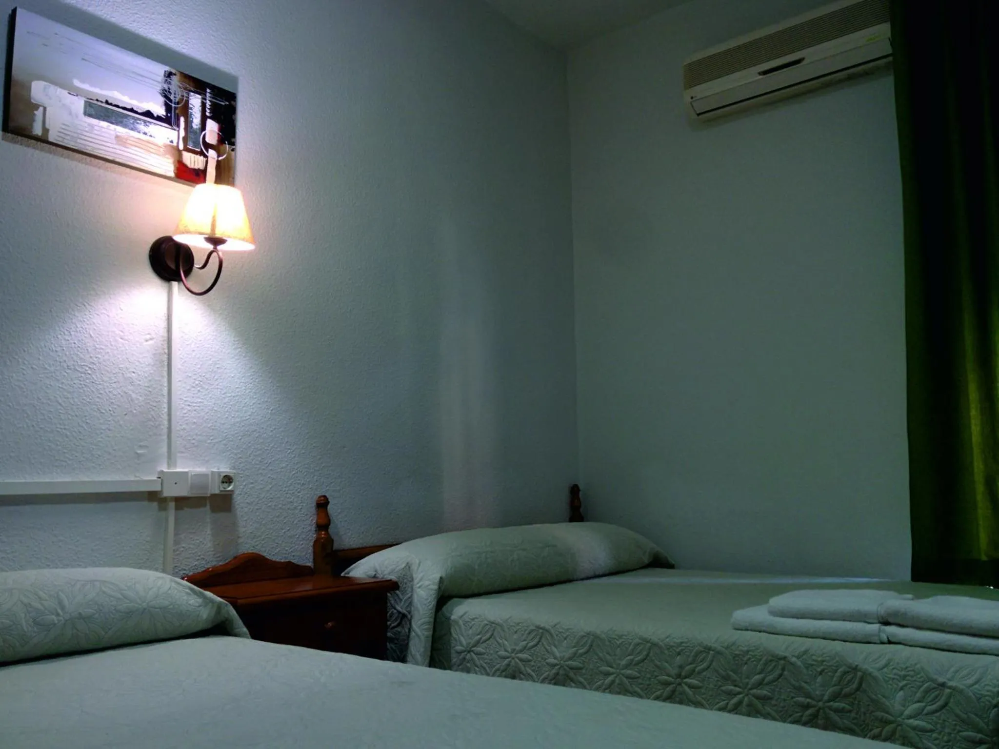 Decorative detail, Bed in Hostal Santa Barbara