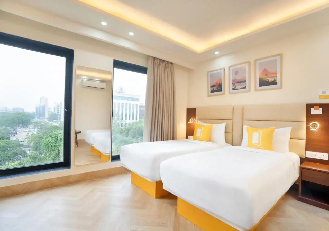 Deluxe Twin Room - single occupancy in Bloom Boutique l Sector 45 Gurugram Deluxe Twin Room - single occupancy in Bloom Boutique l Sector 45 Gurugram