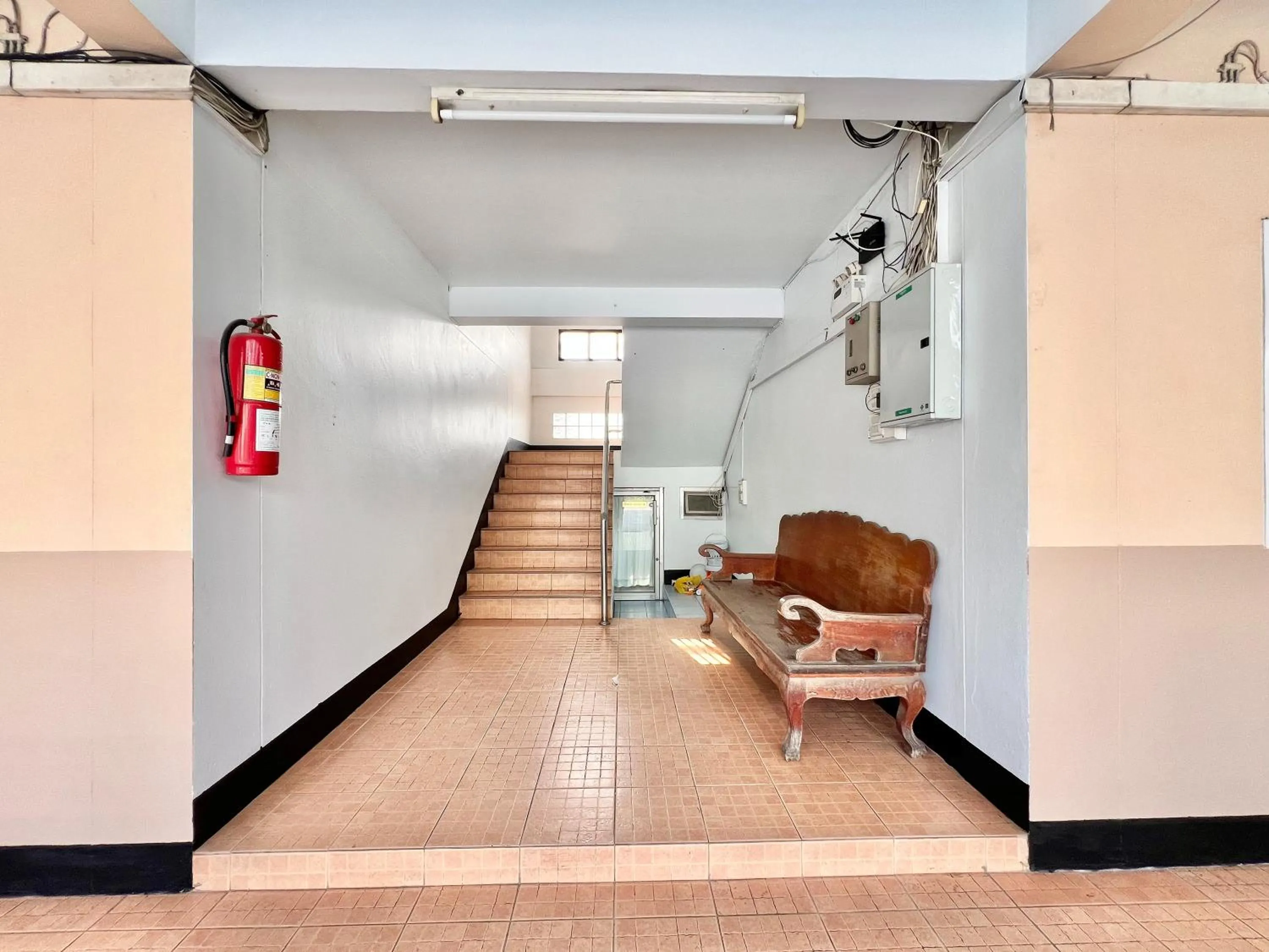 Seating area in Jamjuree Place