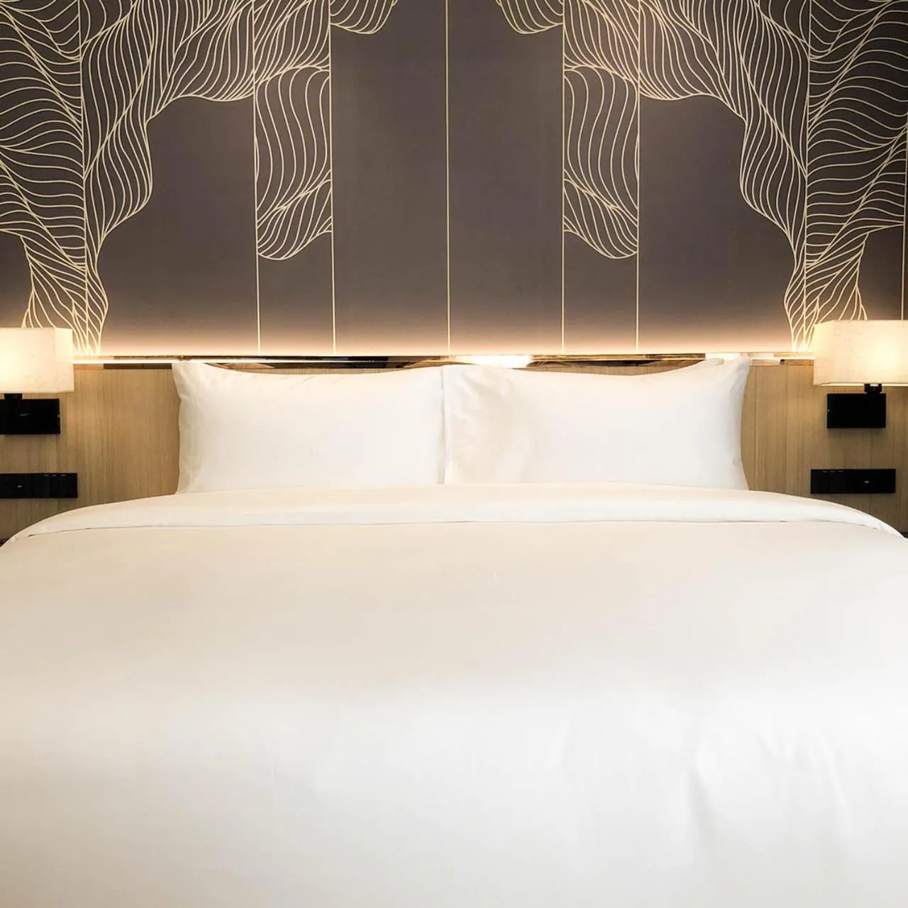 Bed in Samsara Hotel Pattaya