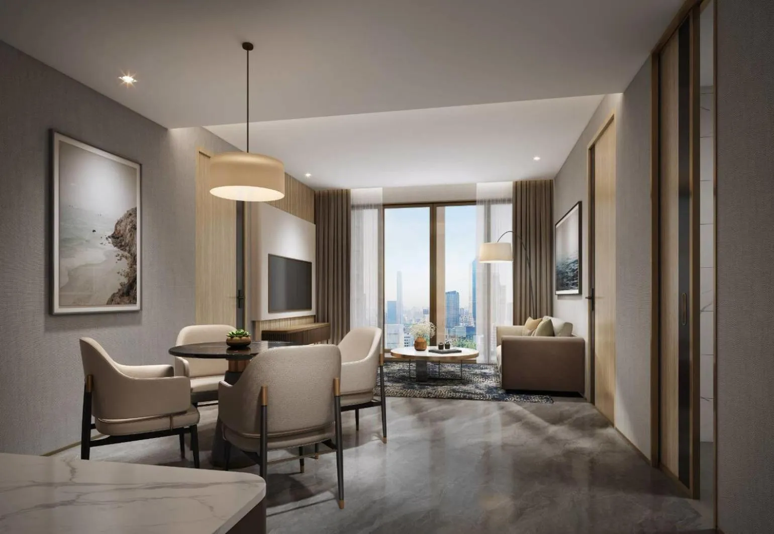 Living room in Samsara Hotel Pattaya