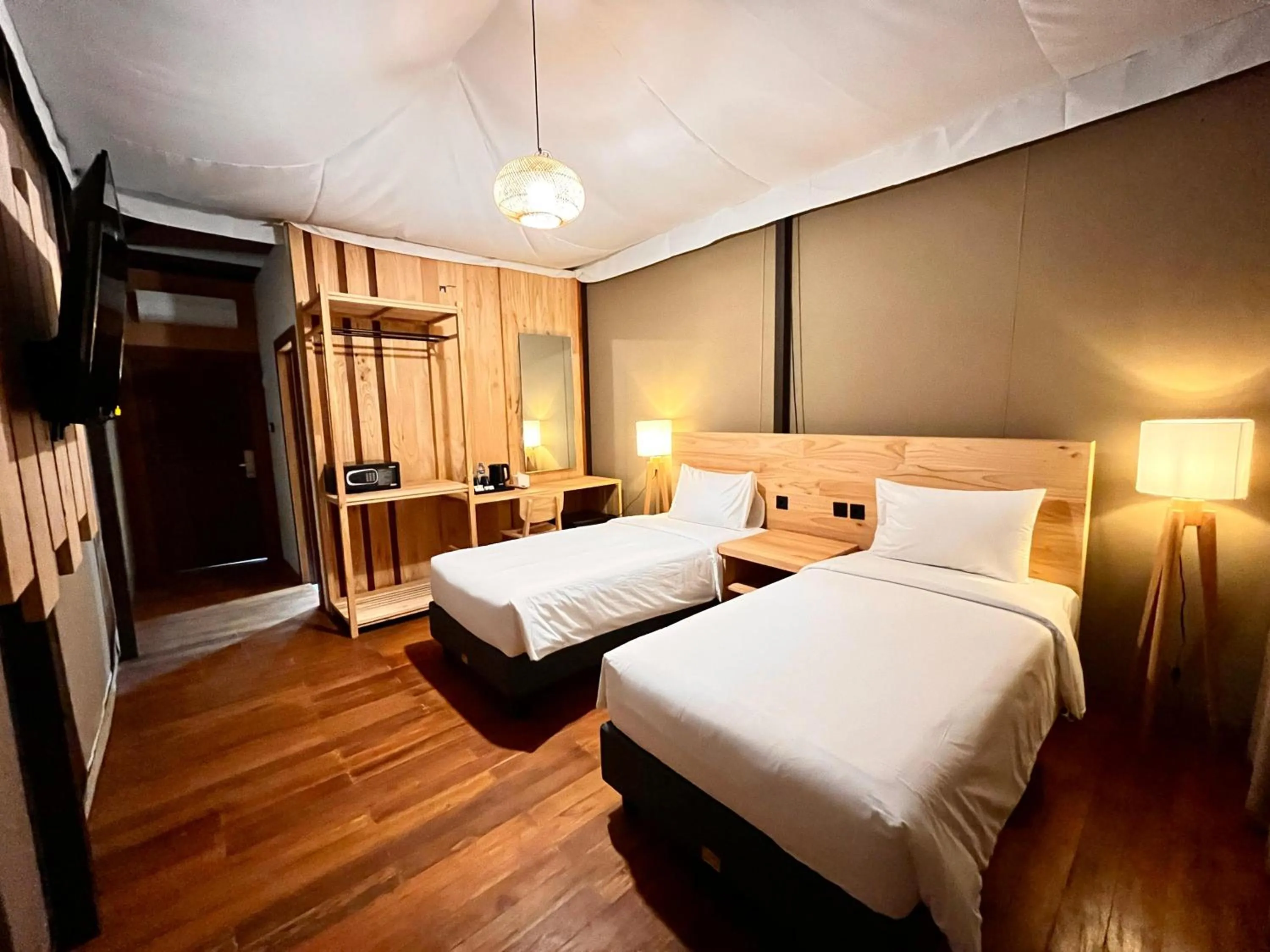 Bedroom, Bed in Tebing View Glamping, Azana Hotels Collection