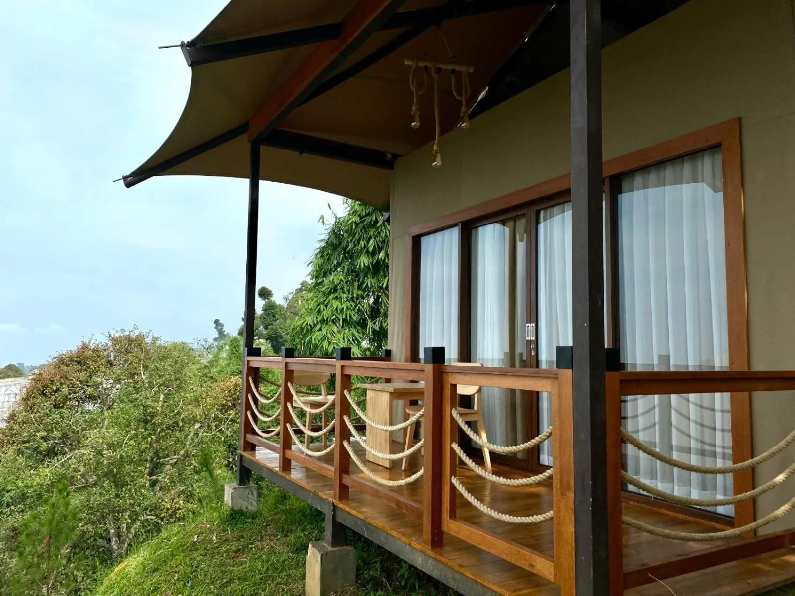 Balcony/Terrace in Tebing View Glamping, Azana Hotels Collection